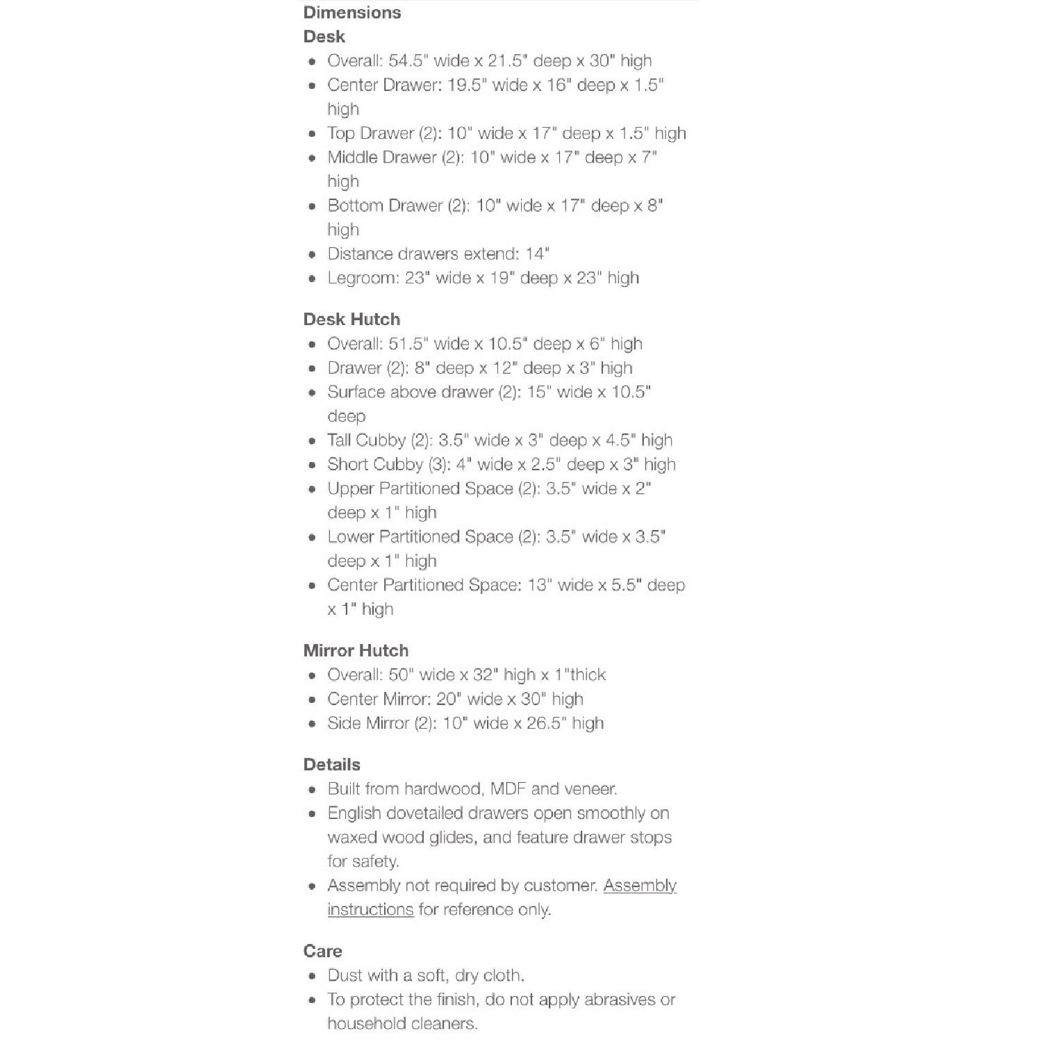 Pottery Barn Teen Chelsea Vanity - image-6