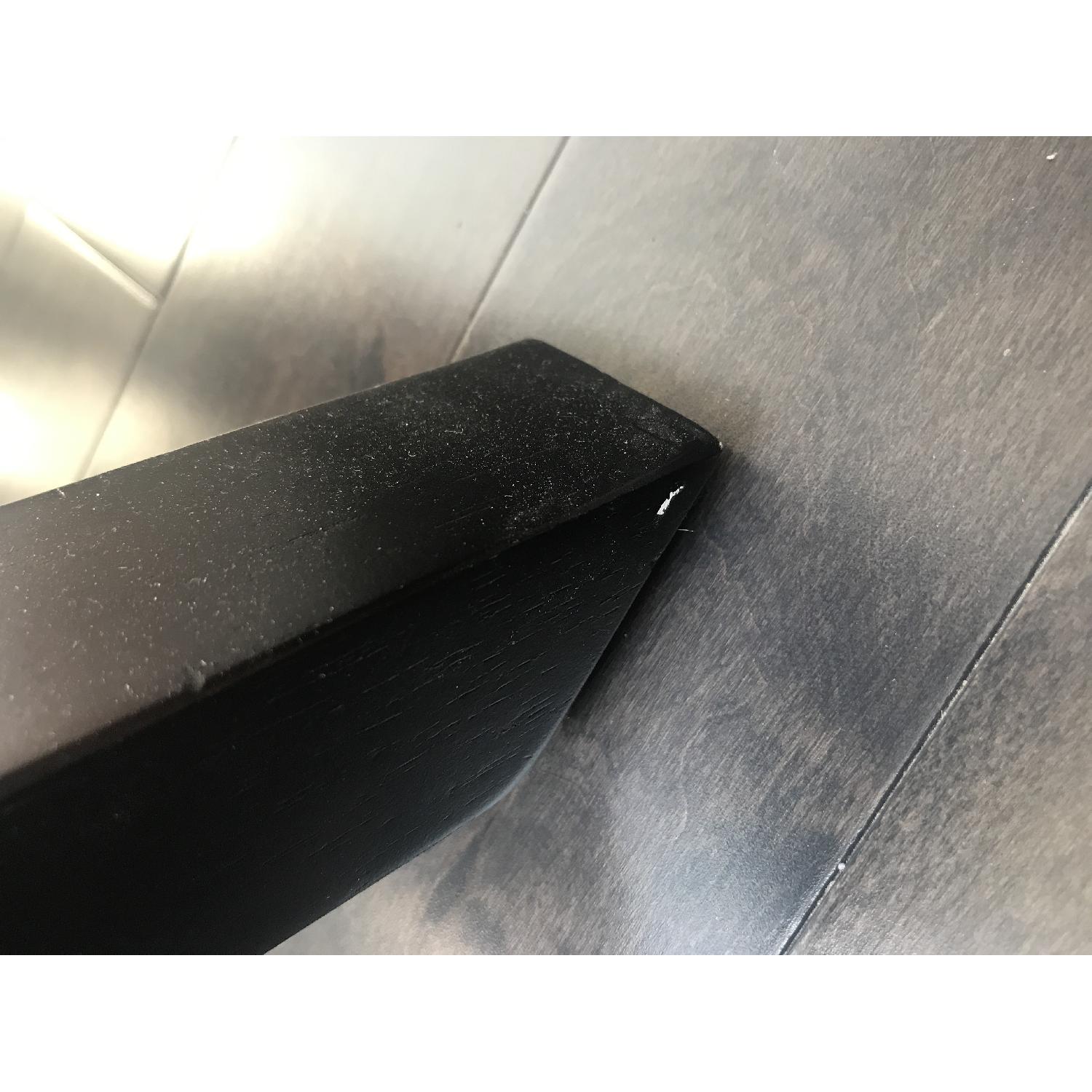 Crate & Barrel Spotlight Ebony X Leg Desk - image-4