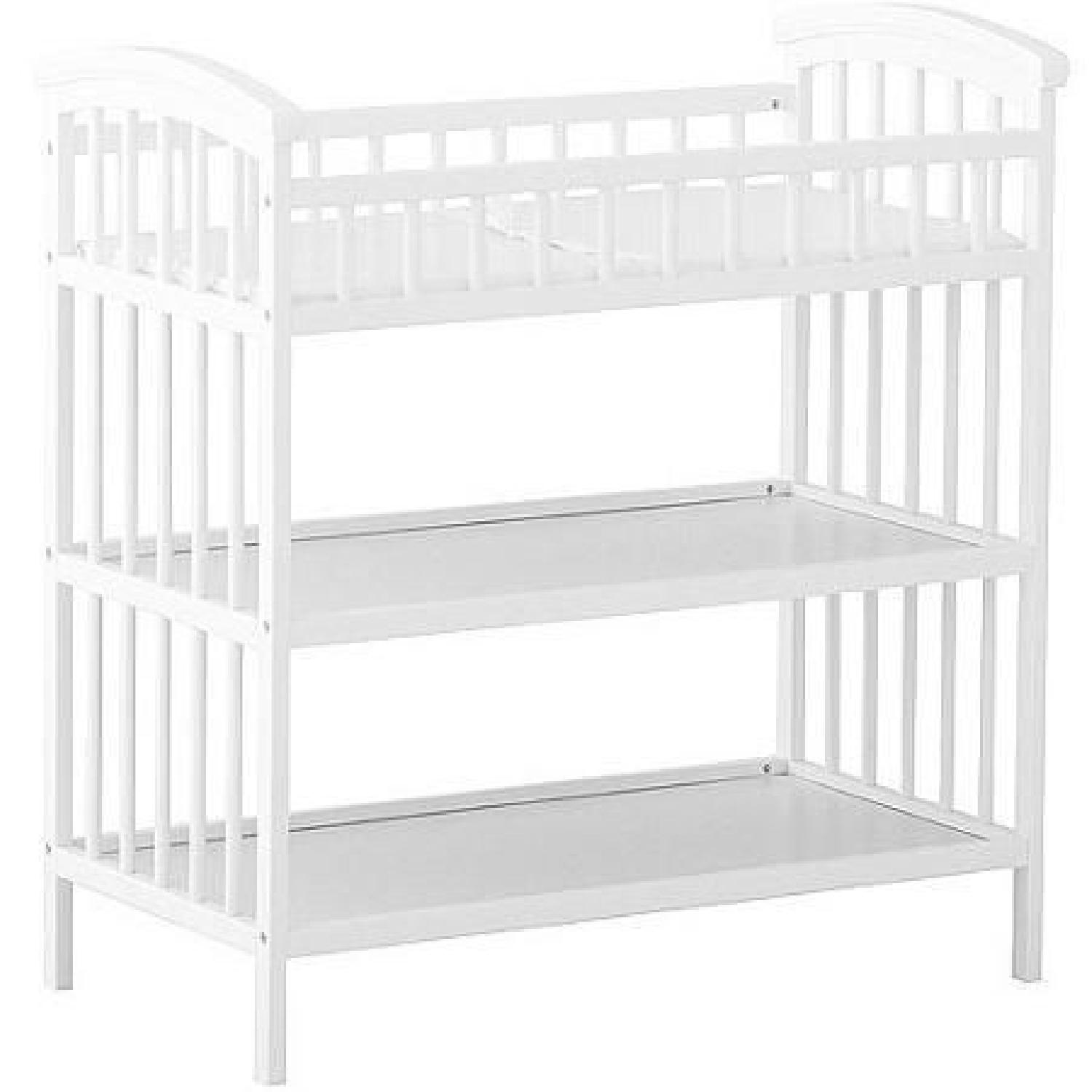 Storkcraft Hollie Changing Table in White AptDeco