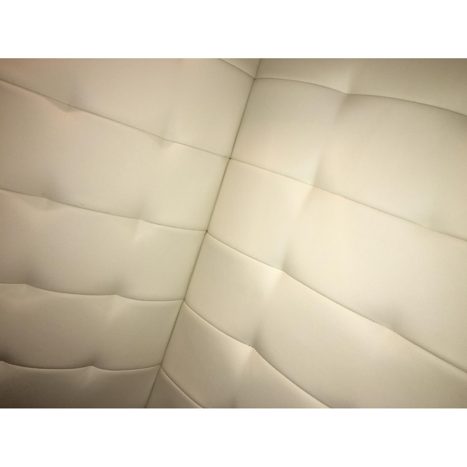 DHP Emily Split-Back Faux Leather Futon in Vanilla - image-4