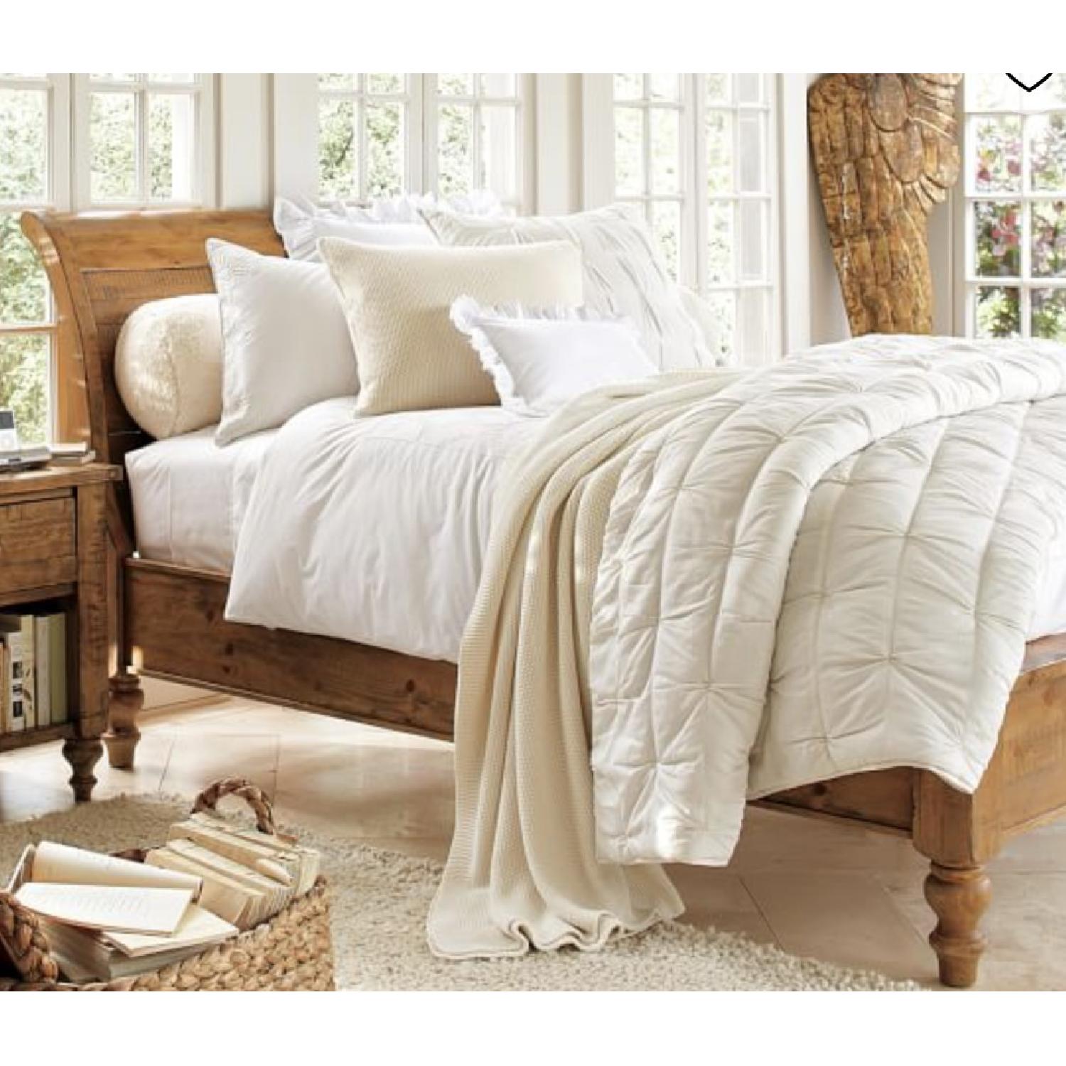 Pottery Barn Ashby Sleigh Bed - image-1