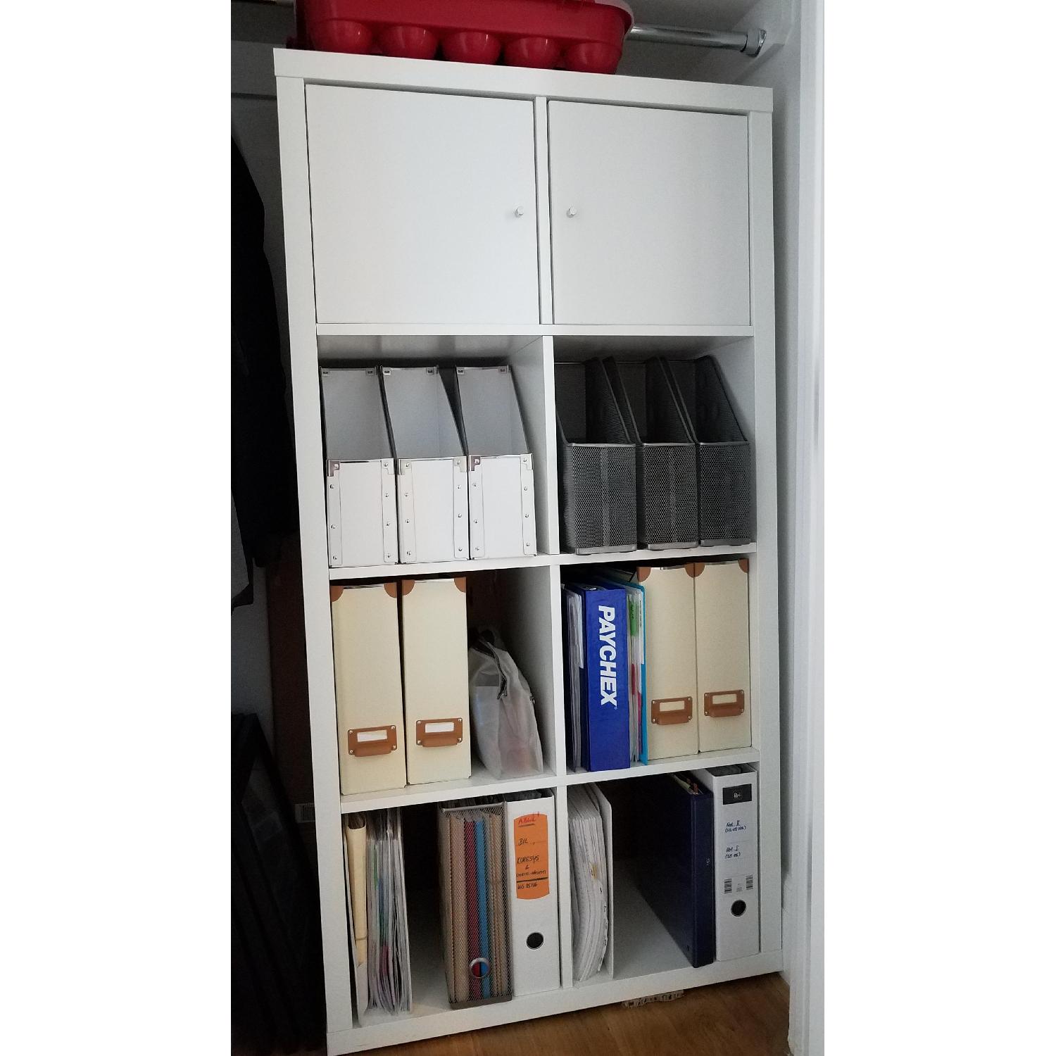 Ikea Kallax White Shelving Unit - image-2
