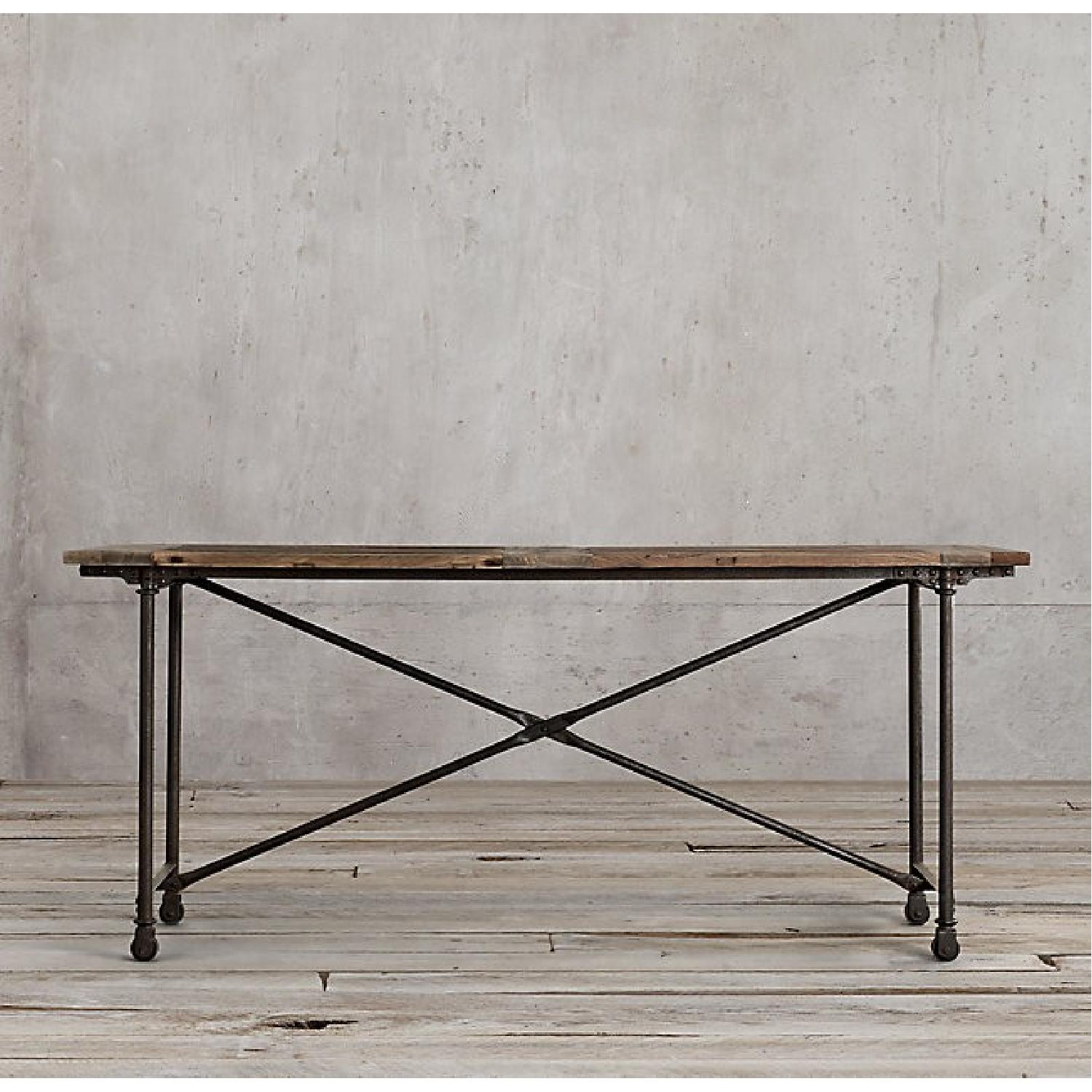 Restoration Hardware Flatiron Bar Table AptDeco