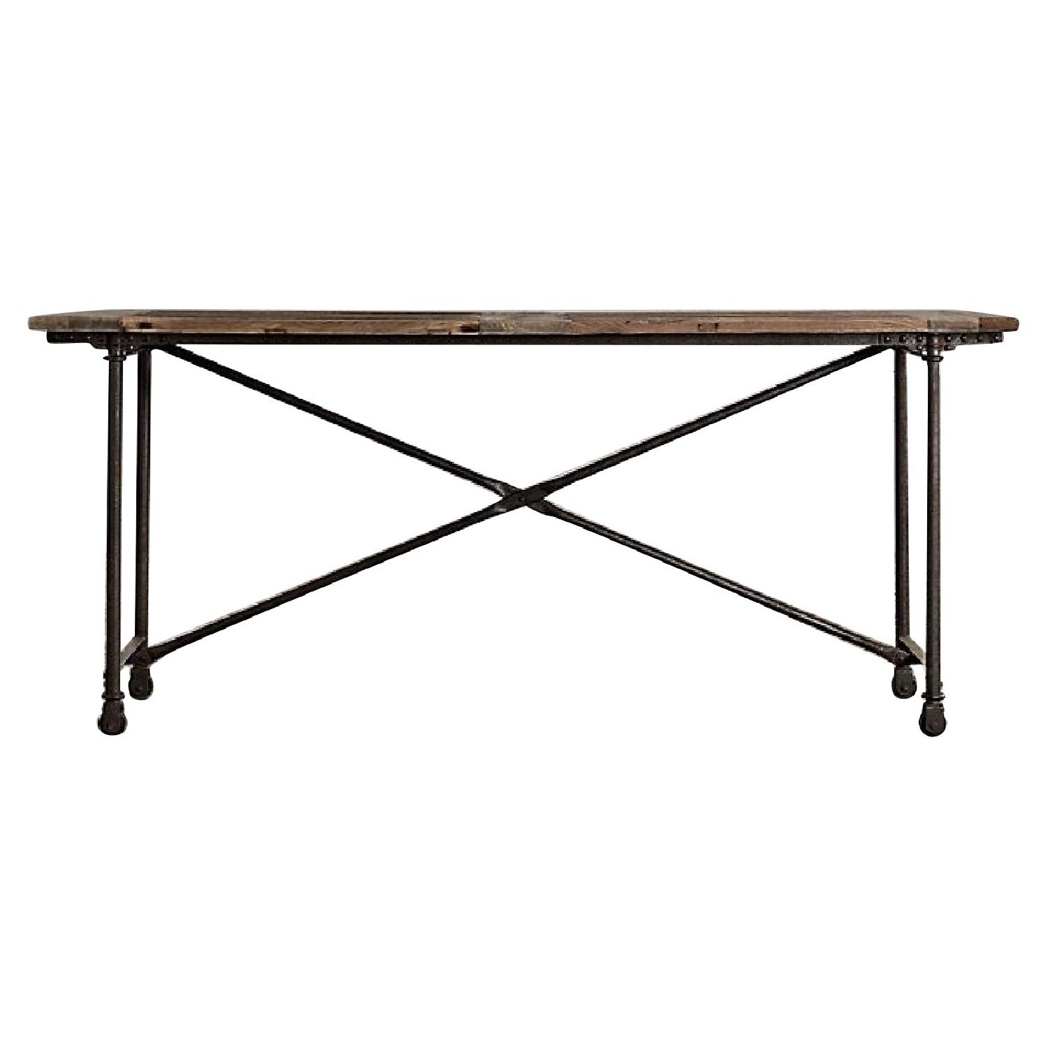 Restoration Hardware Flatiron Bar Table AptDeco