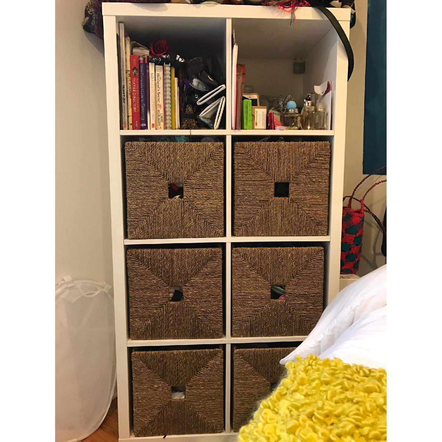 Ikea Kallax White Shelving Unit - image-1