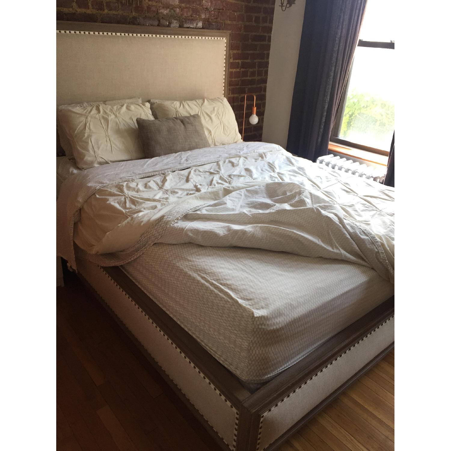 Restoration Hardware Maison Upholstered Panel Bed - image-3