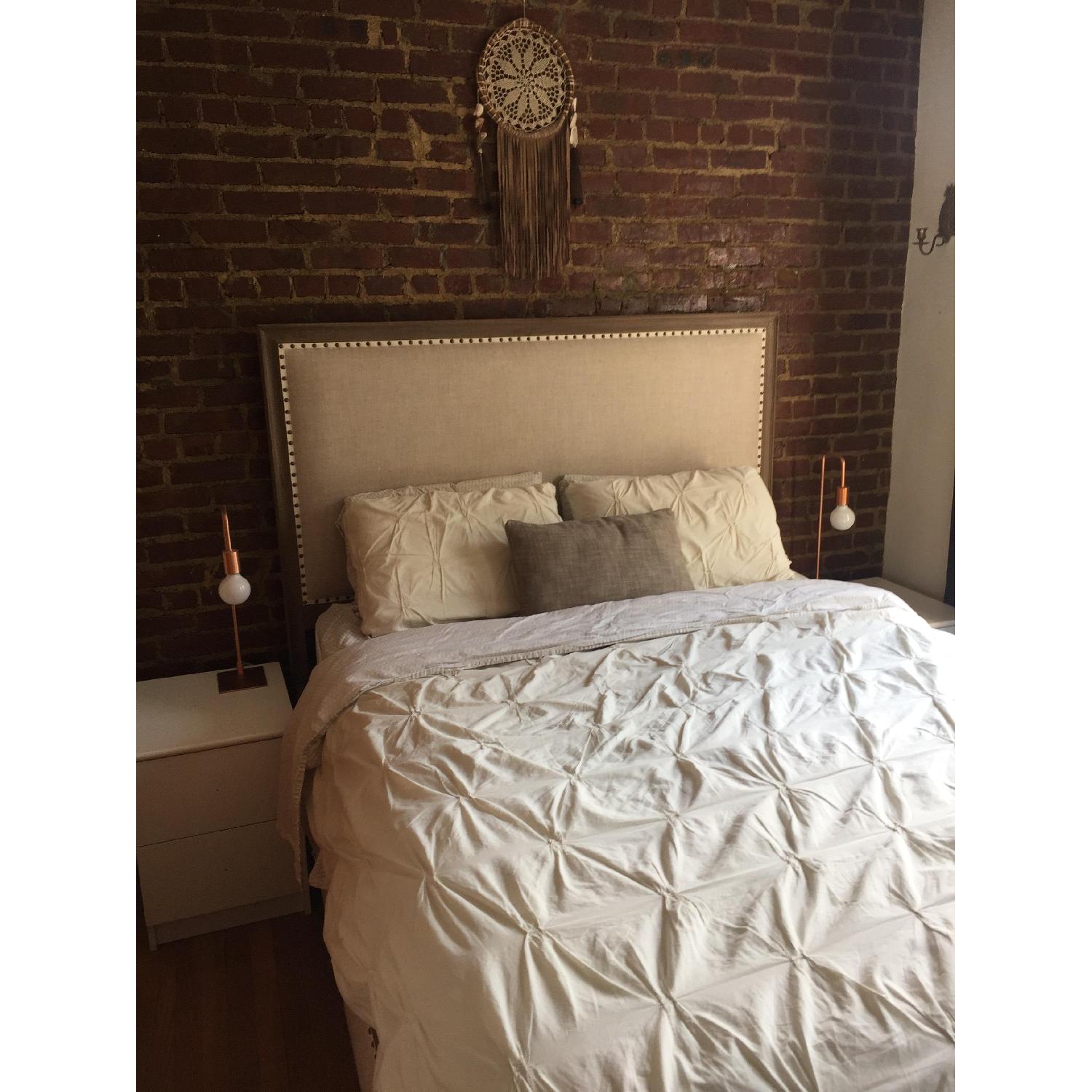 Restoration Hardware Maison Upholstered Panel Bed - image-5