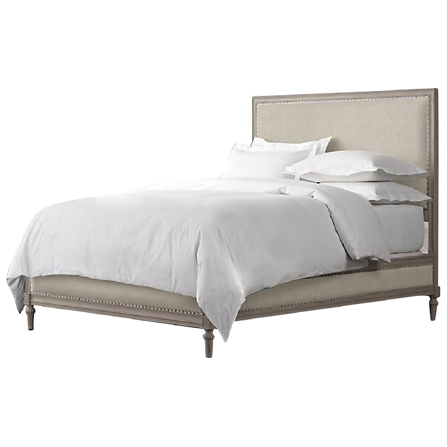 Restoration Hardware Maison Upholstered Panel Bed - image-0