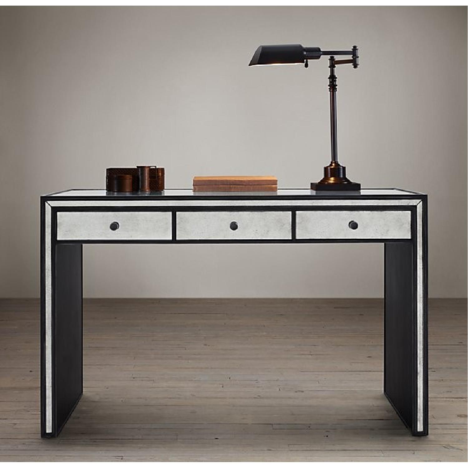 Restoration Hardware Strand Mirrored Desk - image-4