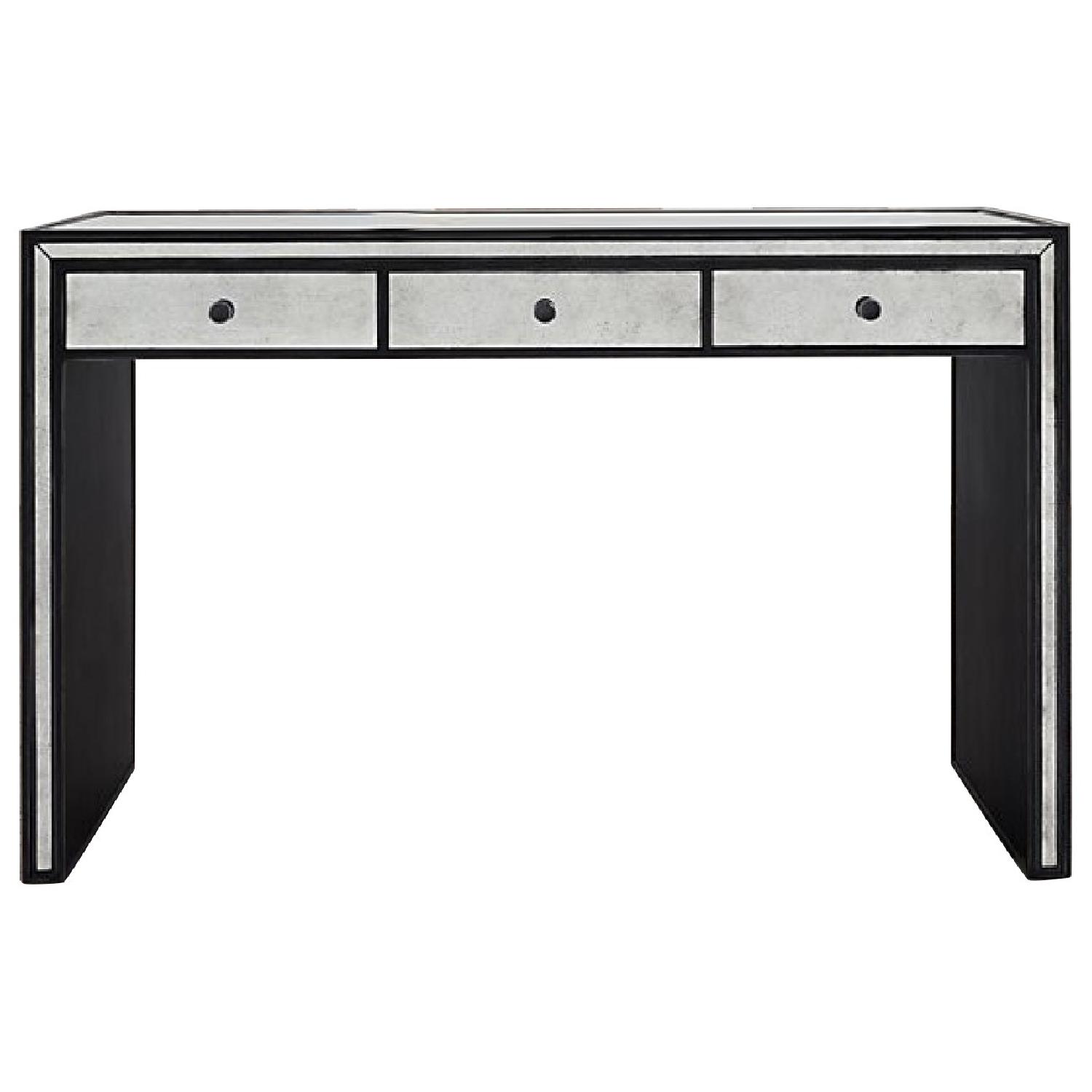 Restoration Hardware Strand Mirrored Desk - image-0
