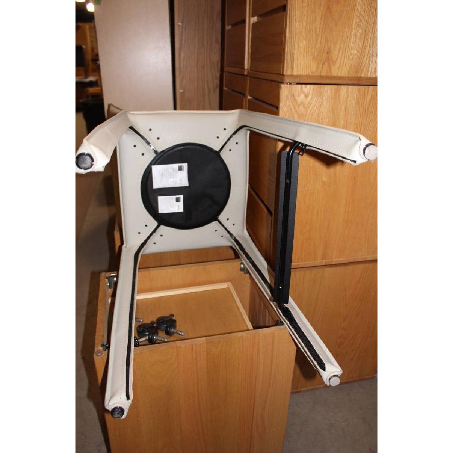 Cassina Mario Bellini Cab 410 Leather Stools - image-3