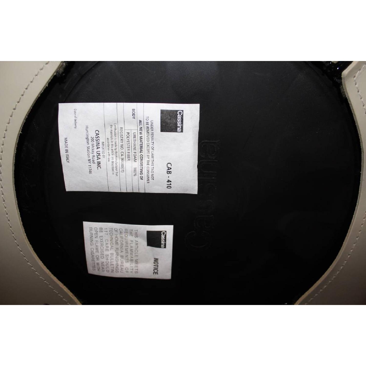 Cassina Mario Bellini Cab 410 Leather Stools - image-4