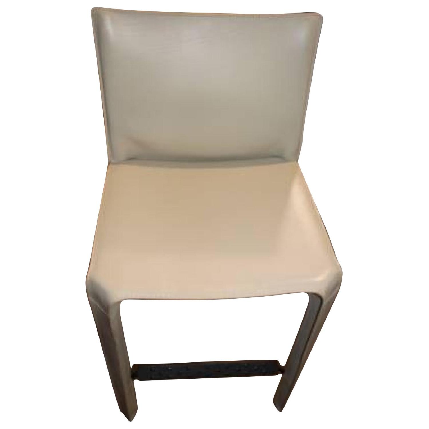 Cassina Mario Bellini Cab 410 Leather Stools - image-0