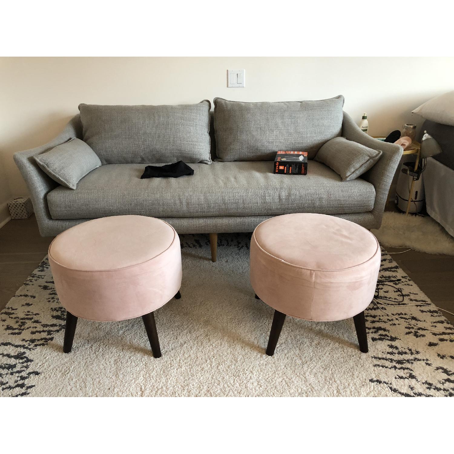 riverplace round ottoman