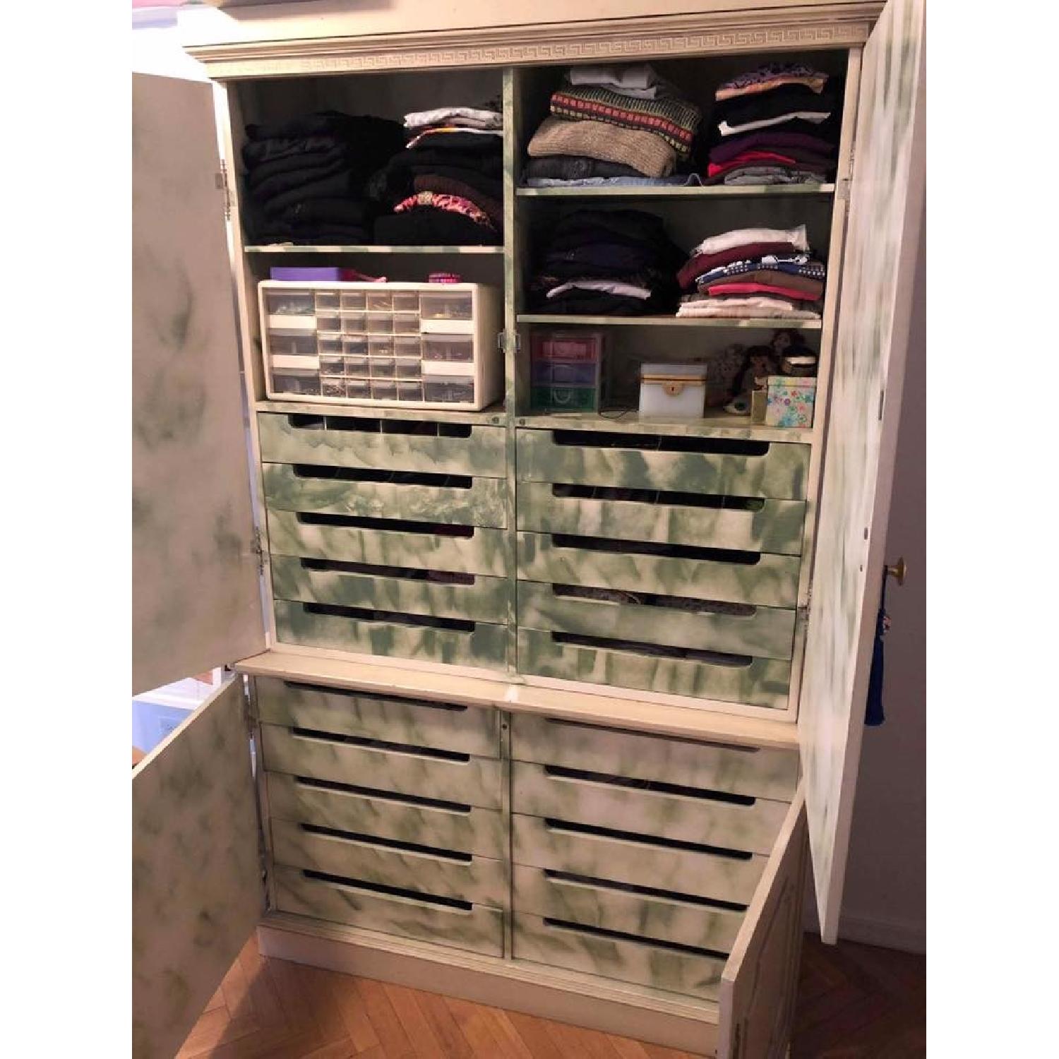 Antique Shabby Chic Armoire - image-2