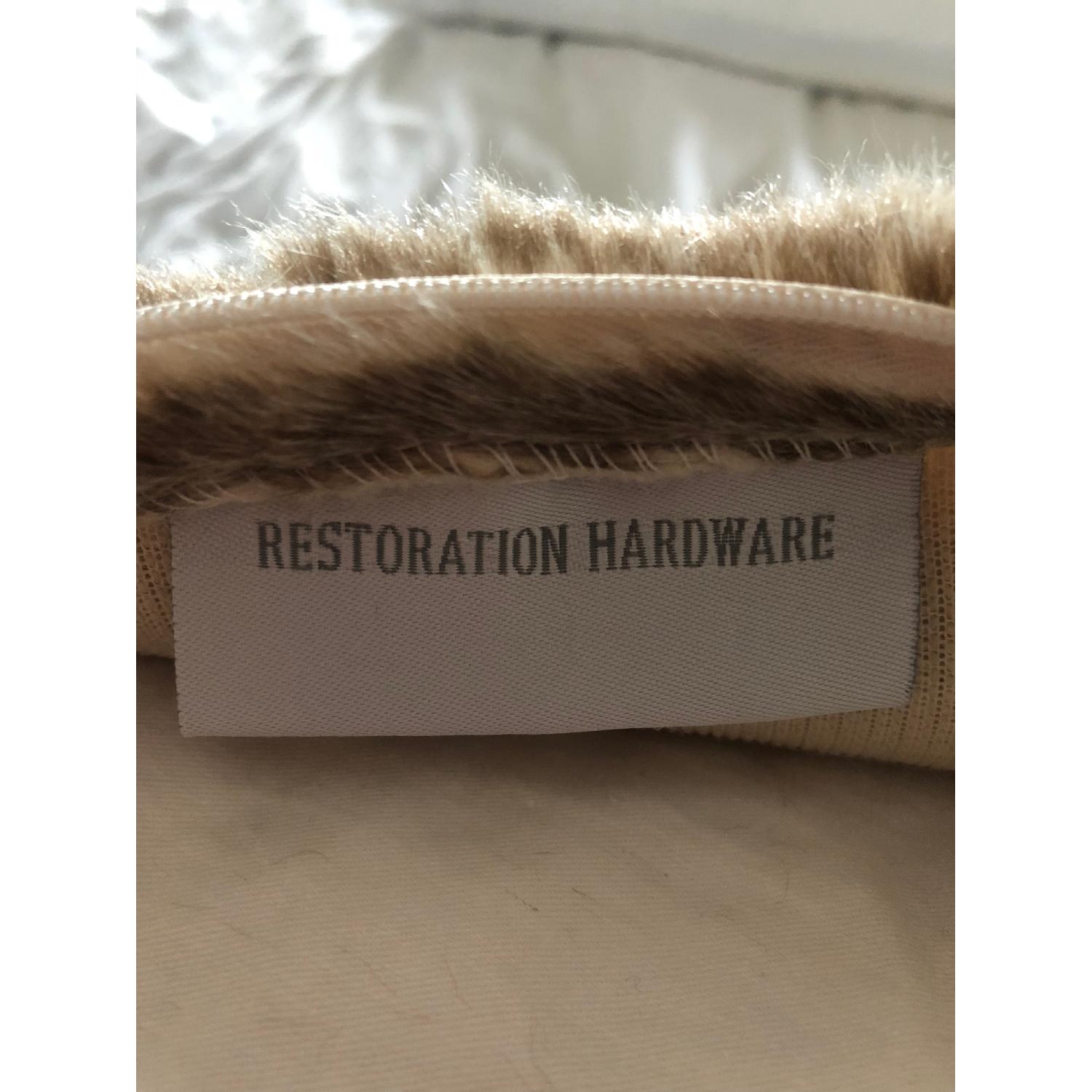Restoration Hardware Faux Fur Throw Pillows - image-4