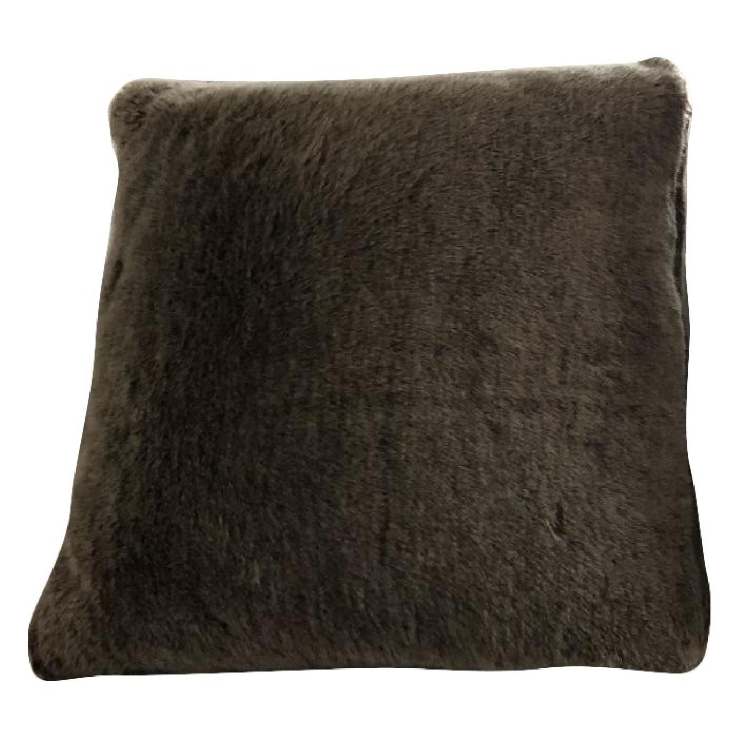 Restoration Hardware Faux Fur Throw Pillows For Sale On Aptdeco