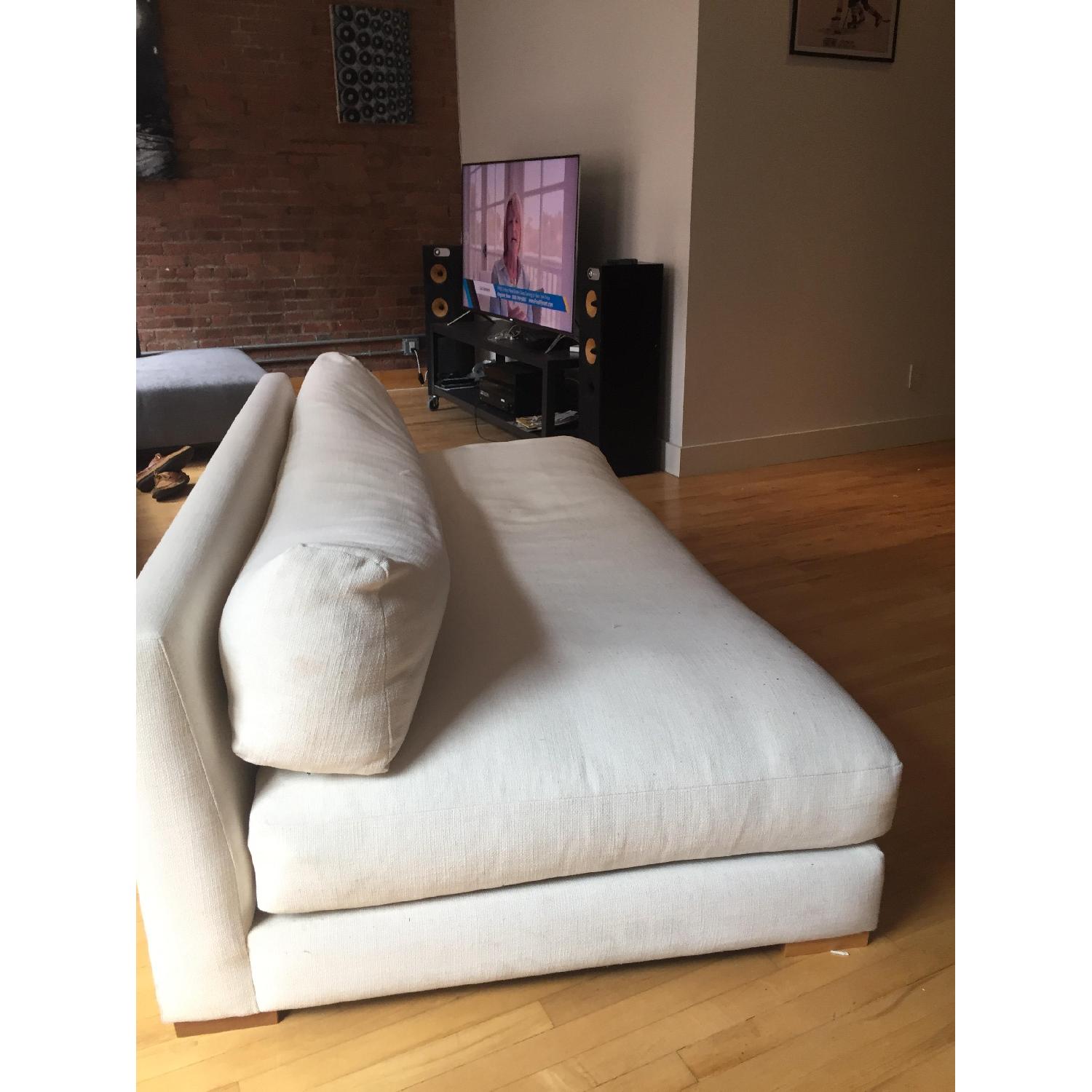 CB2 Piazza White Sofa - image-2