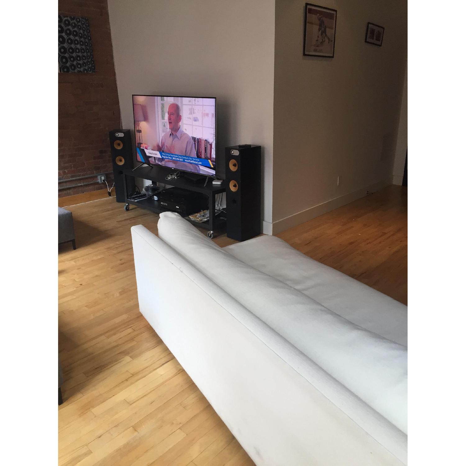 CB2 Piazza White Sofa - image-3