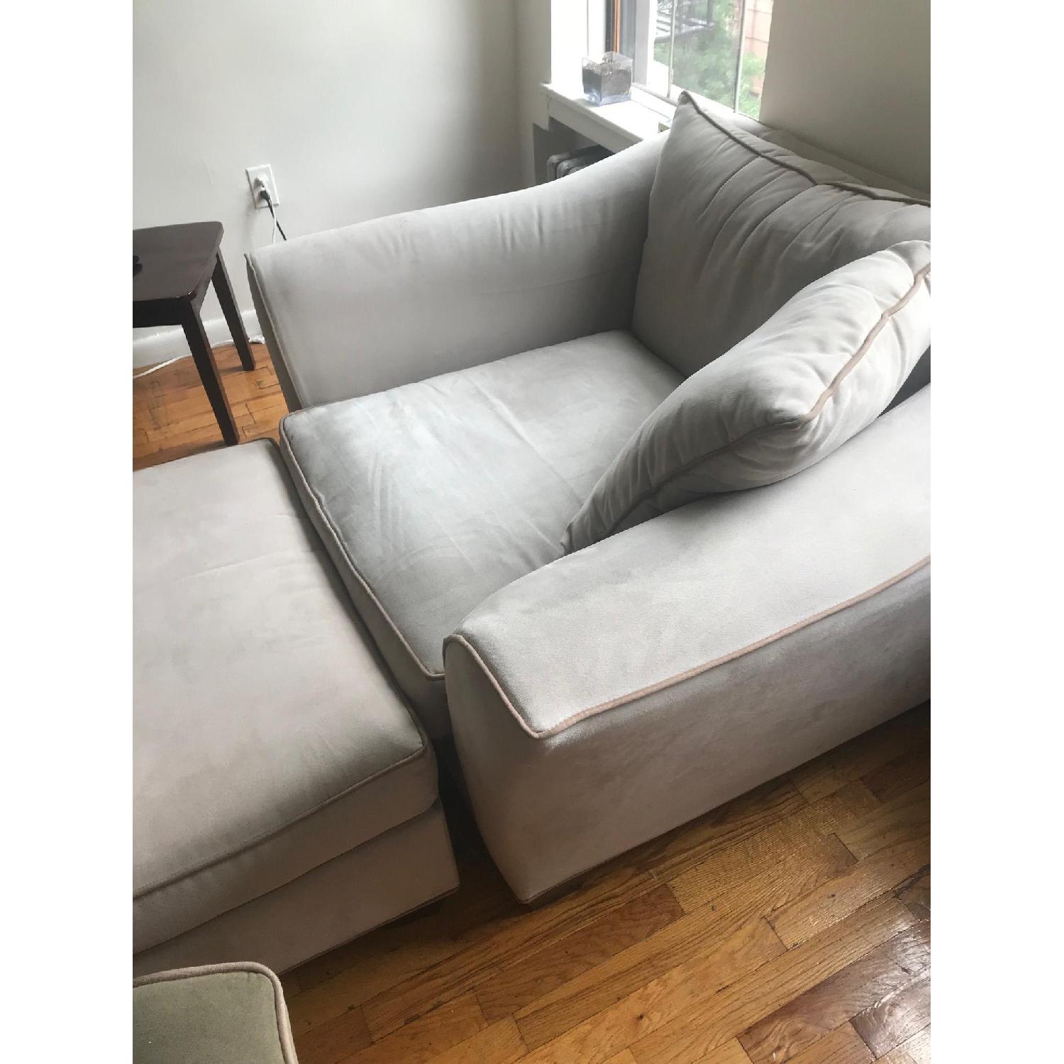 Raymour & Flanigan Briarwood Sofa + Chair & Ottoman - image-4