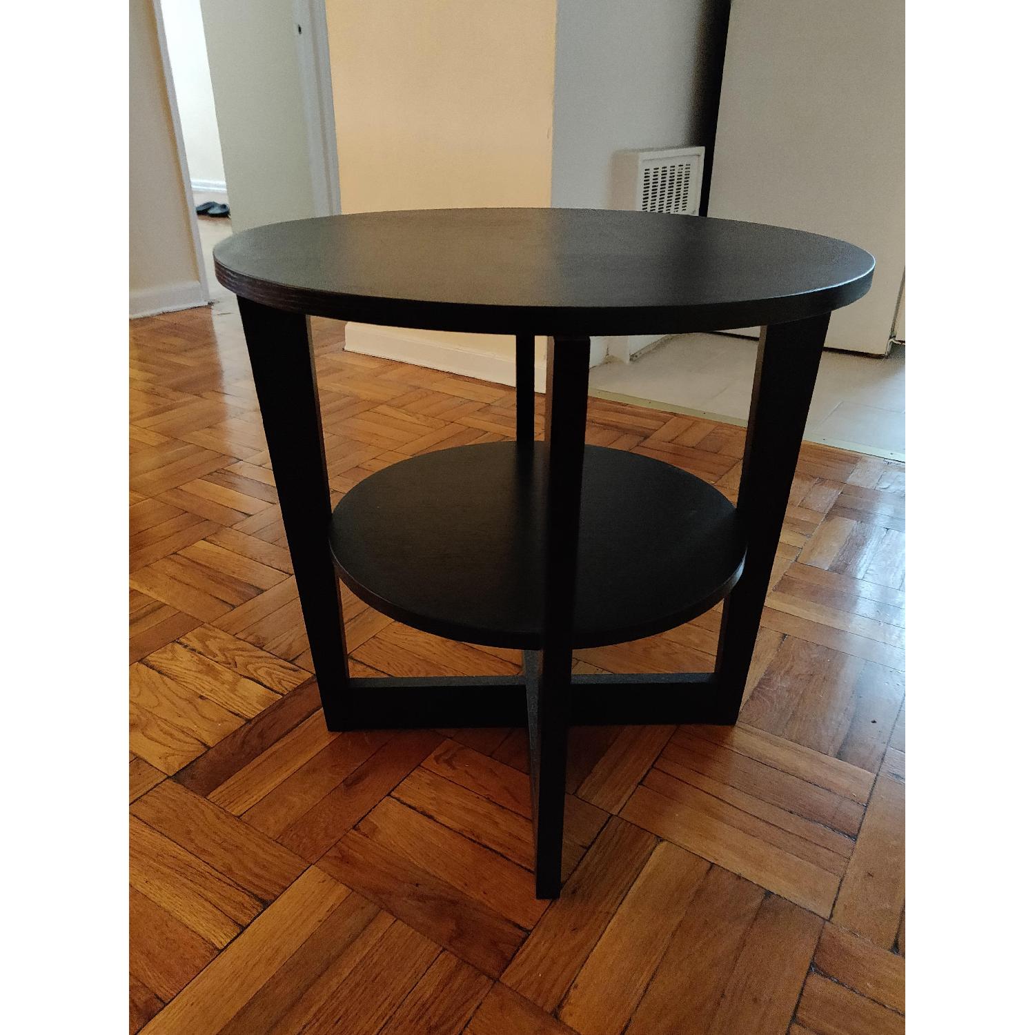 Ikea Vejmon Coffee Table in BlackBrown AptDeco