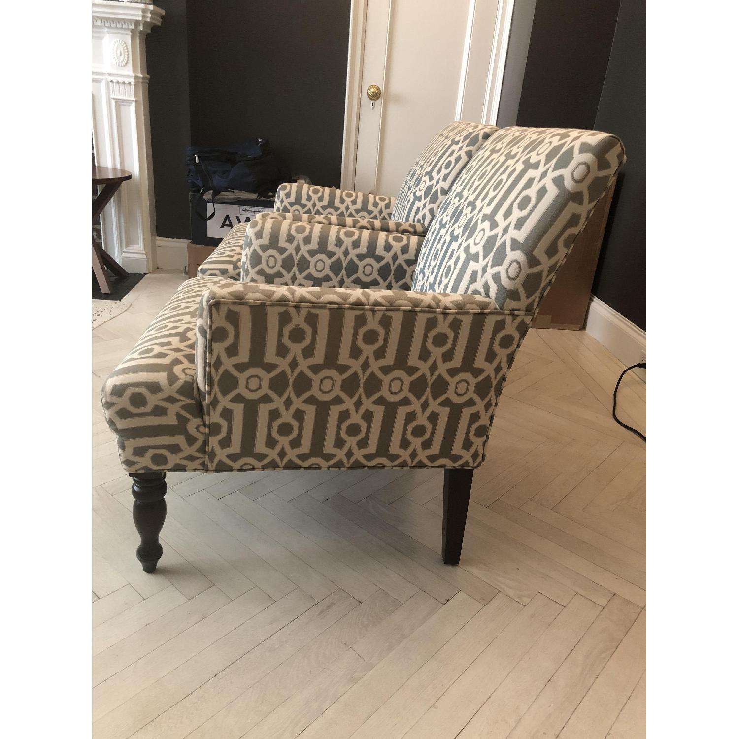 Pier 1 Liliana Ironwork Trellis Armchairs - image-2