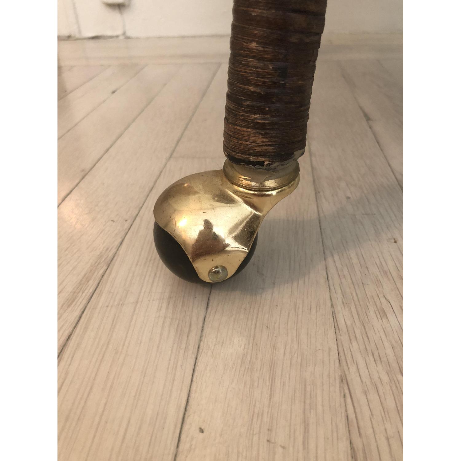 Ballard Designs Dayna Chinoiserie Bamboo Arm Chair - image-4