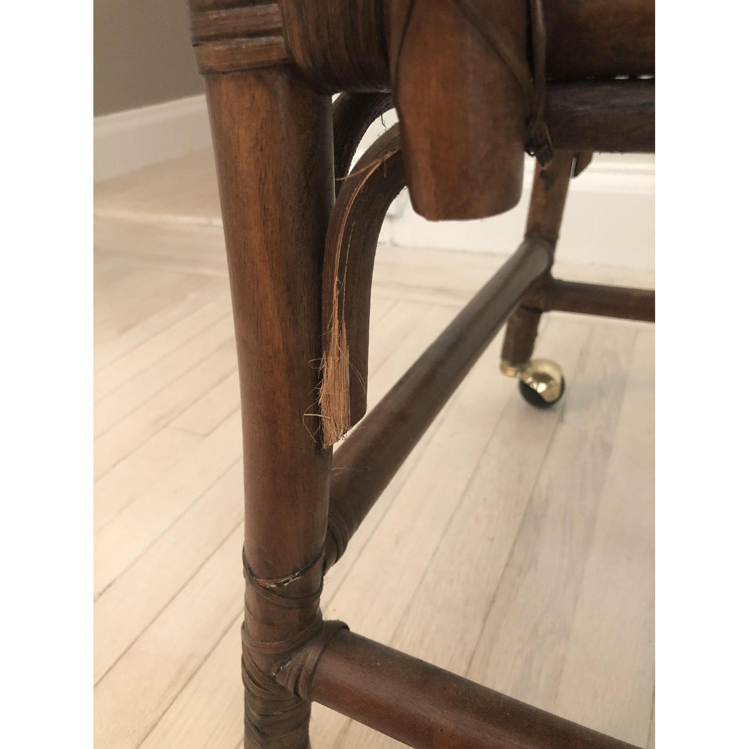 Ballard Designs Dayna Chinoiserie Bamboo Arm Chair - image-5