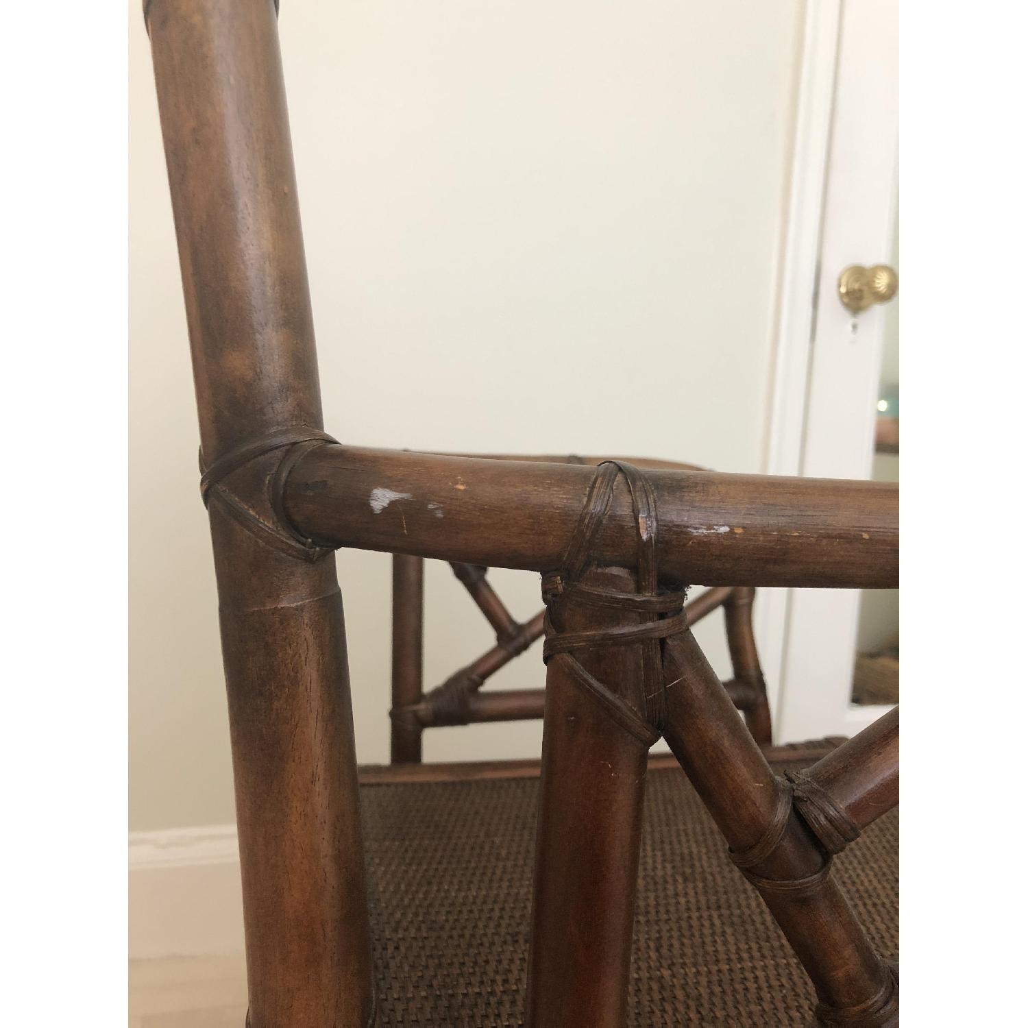 Ballard Designs Dayna Chinoiserie Bamboo Arm Chair - image-7