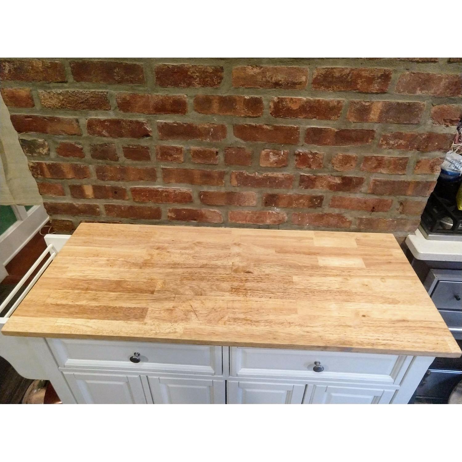 Darby Home Wood Top Kitchen Island w/ Storage - image-3