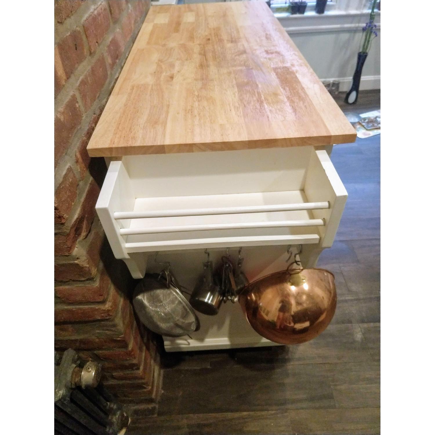 Darby Home Wood Top Kitchen Island w/ Storage - image-4