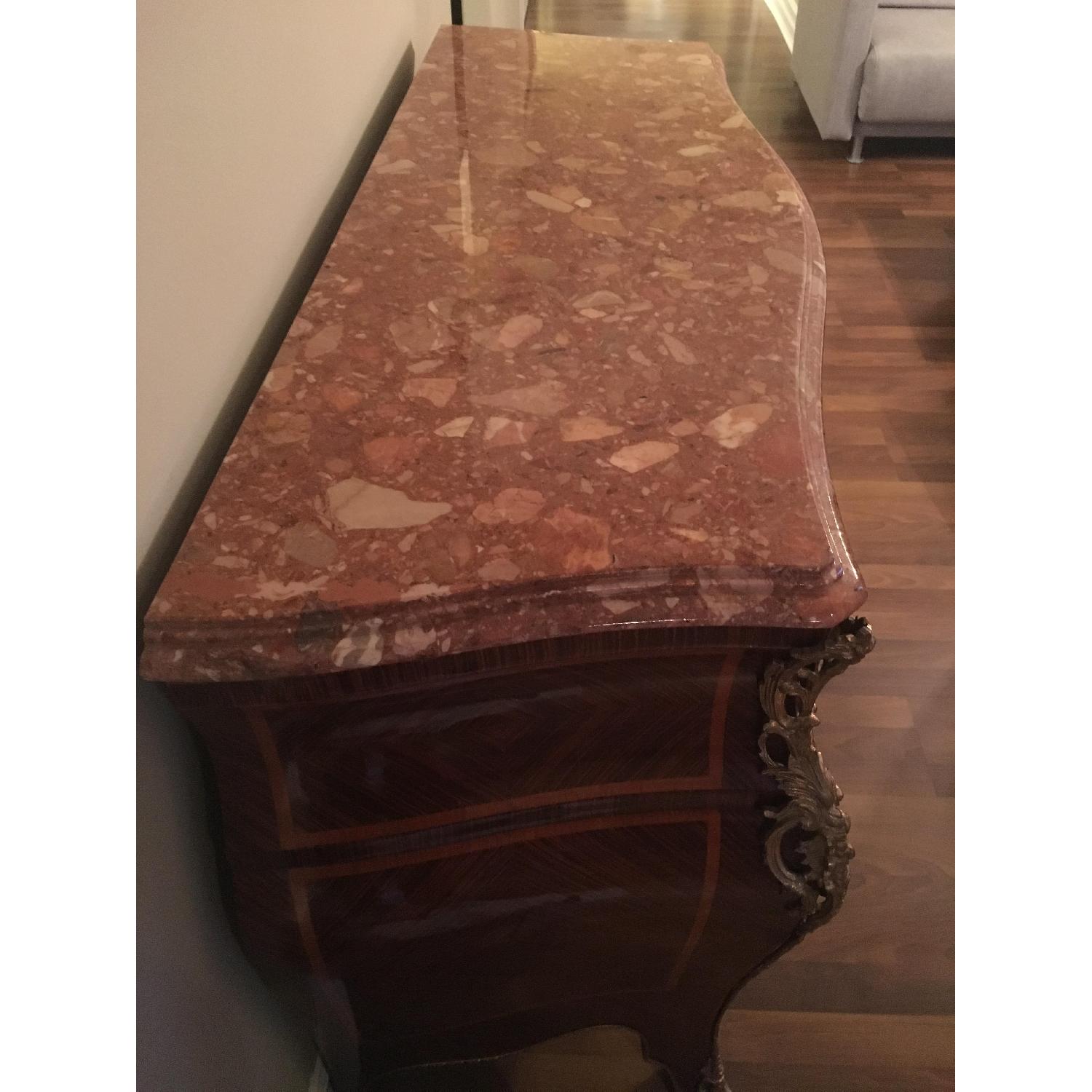 Antique Marble Top Chest - image-3