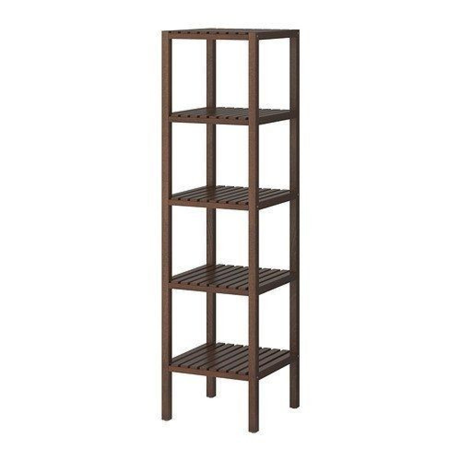 Ikea Molger Shelving Unit in Espresso Finish - AptDeco