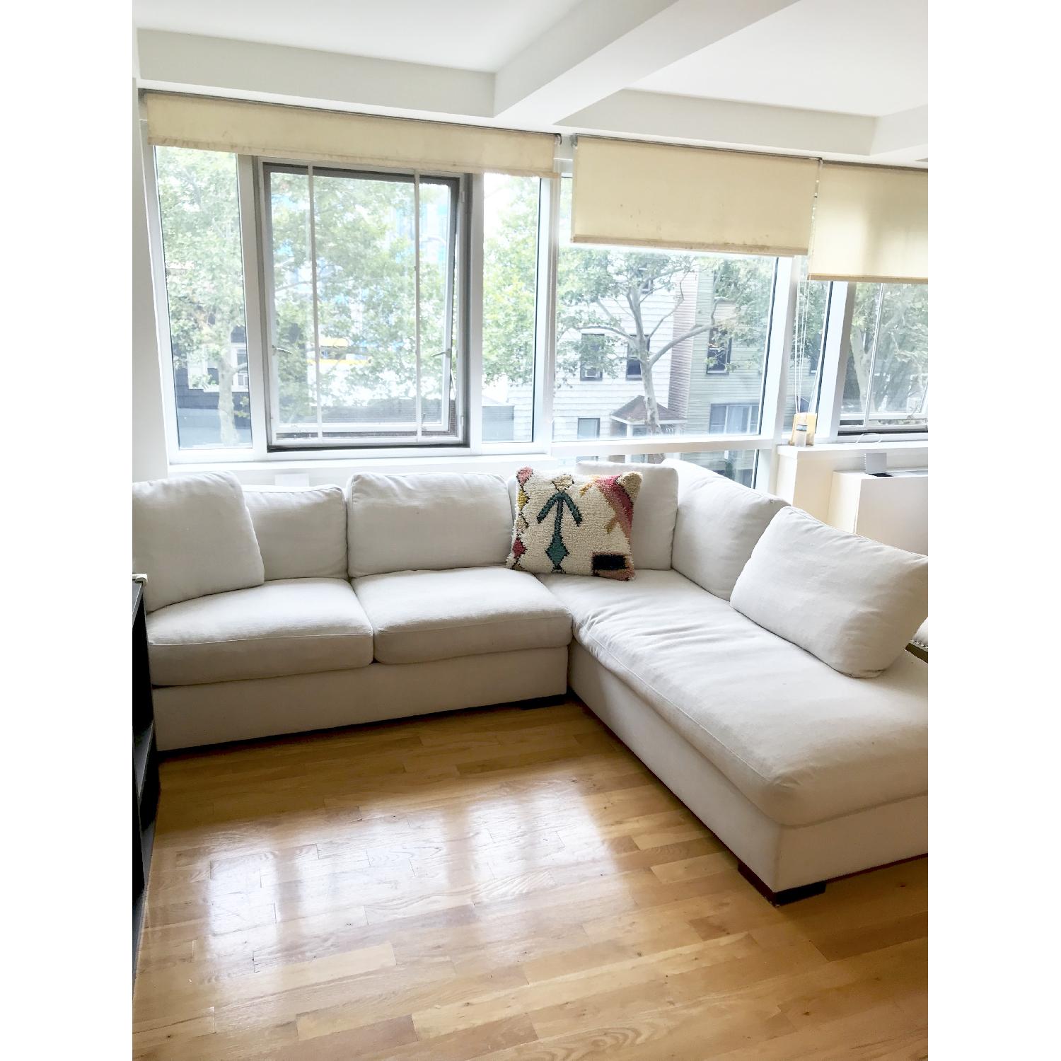 Z Gallerie Del Mar 2 Piece Sectional Sofa - image-1