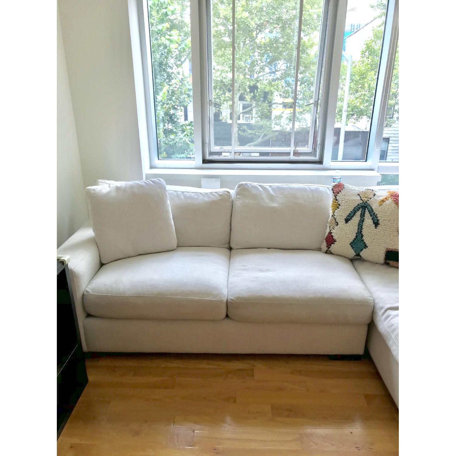 Z Gallerie Del Mar 2 Piece Sectional Sofa - image-2