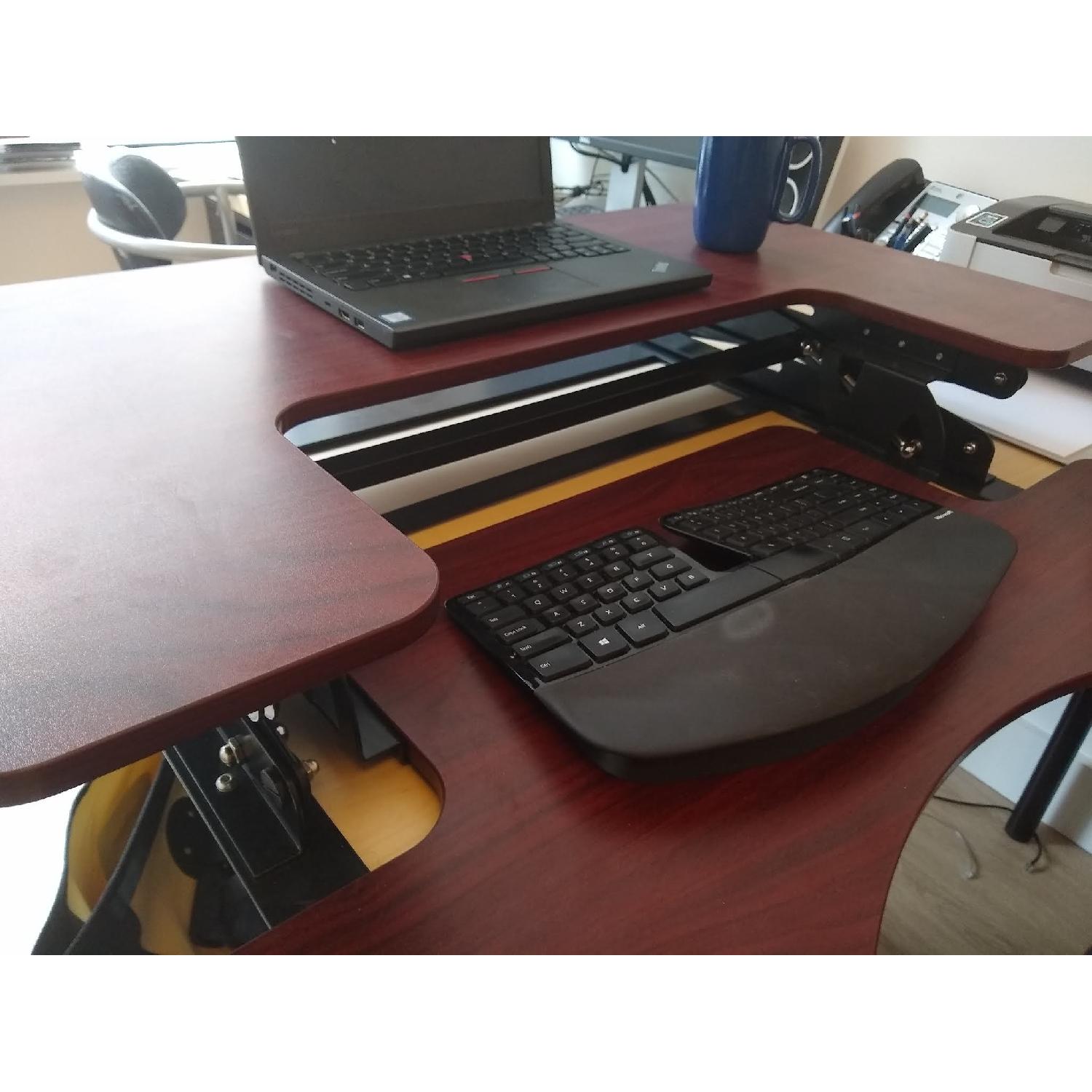 Halter ED-258 Adjustable Height Sit/Stand Desk - image-1