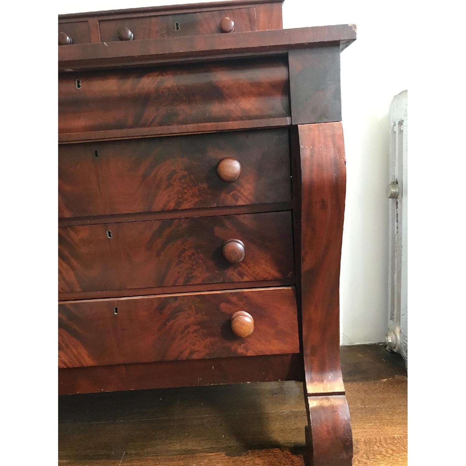 Vintage American Empire Period Mahogany Chest Of Drawers - image-3