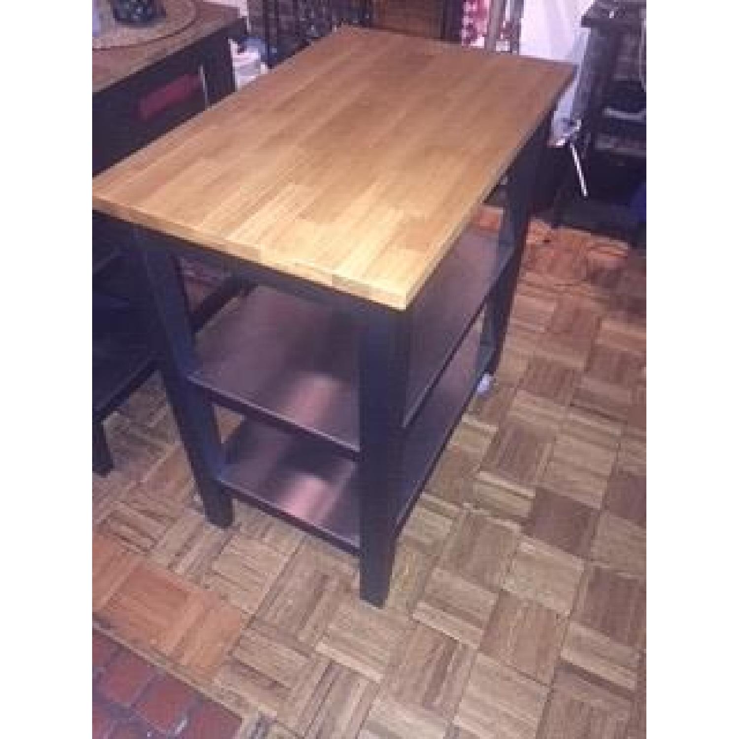 Ikea Stenstorp Black Kitchen Cart - image-1