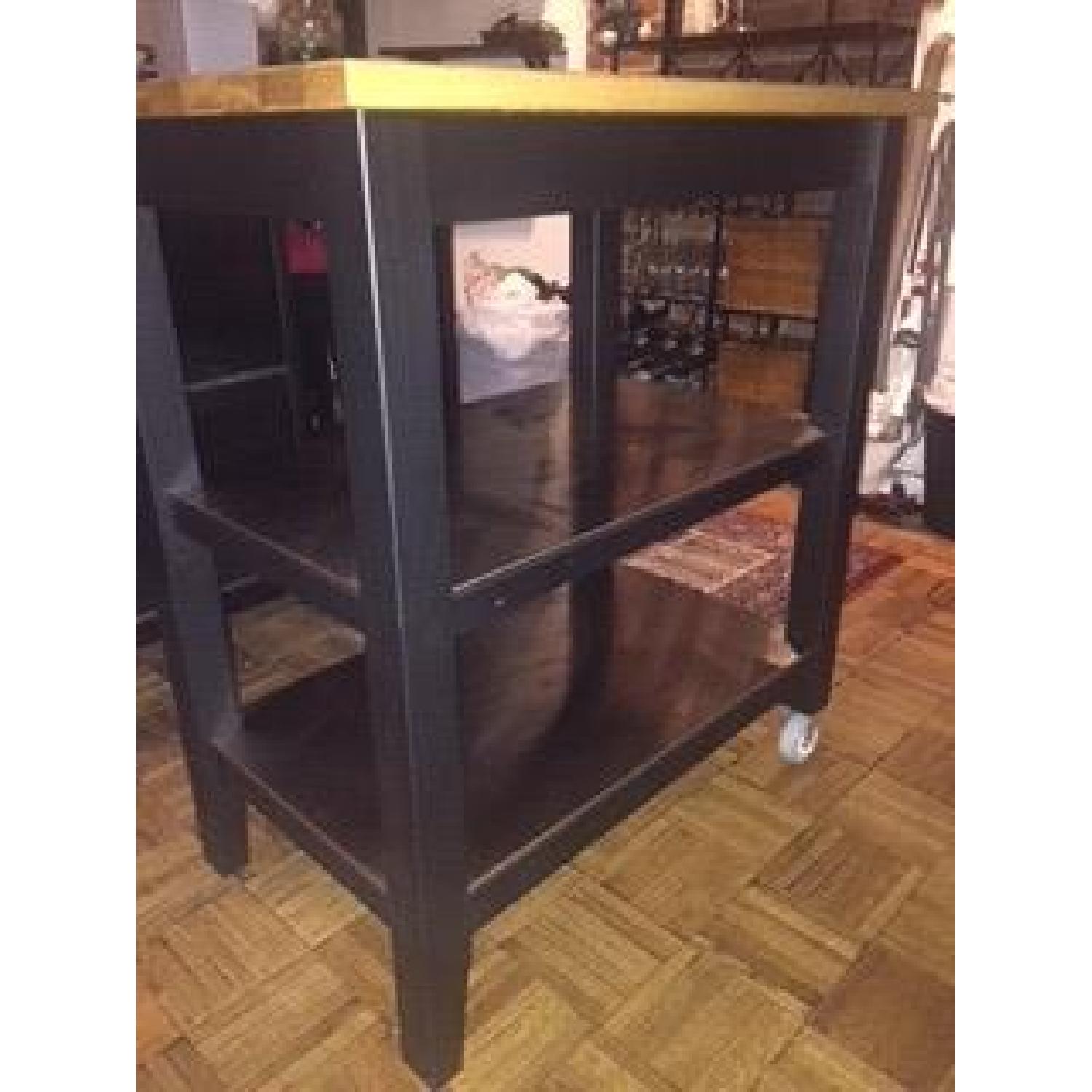 Ikea Stenstorp Black Kitchen Cart - image-2