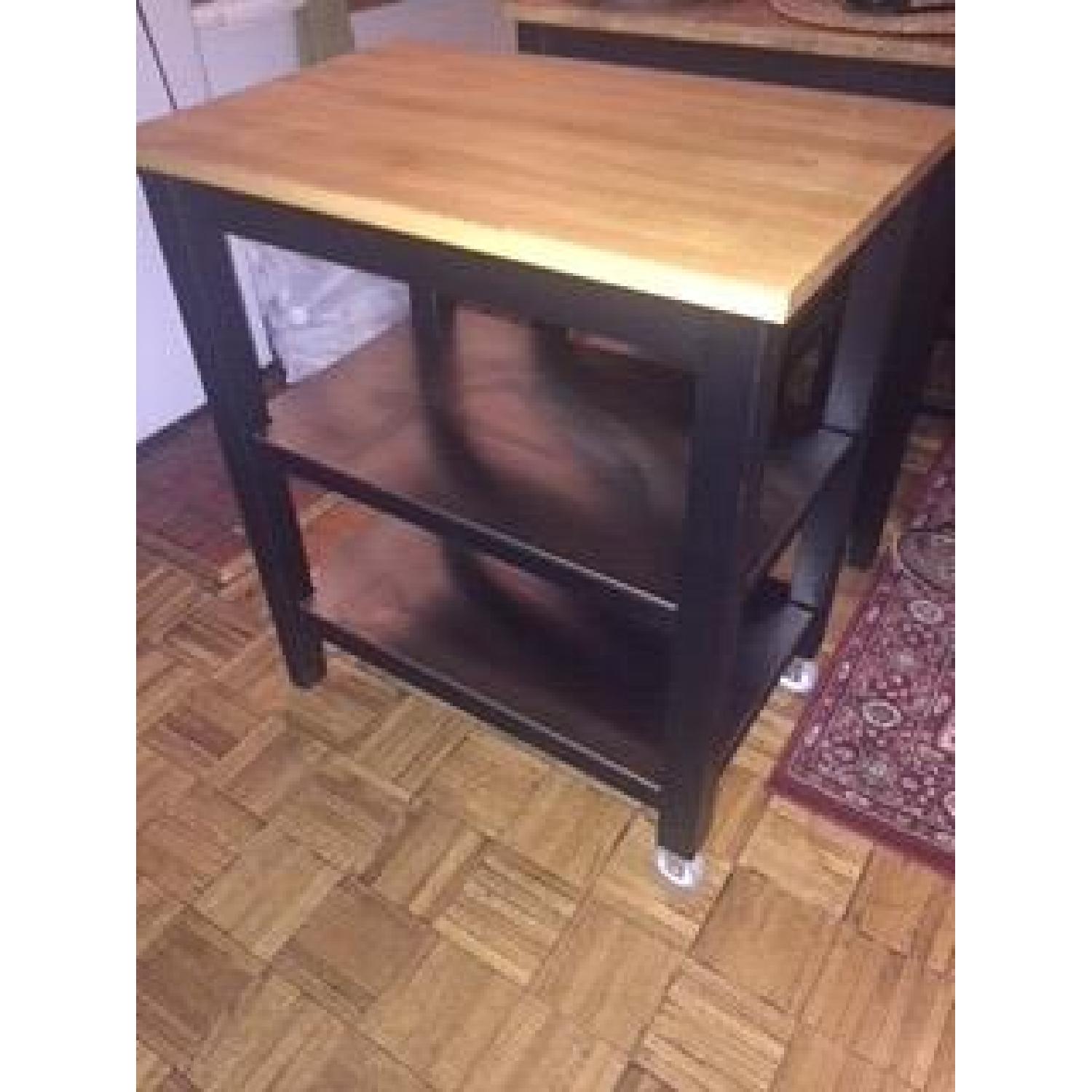 Ikea Stenstorp Black Kitchen Cart - image-4