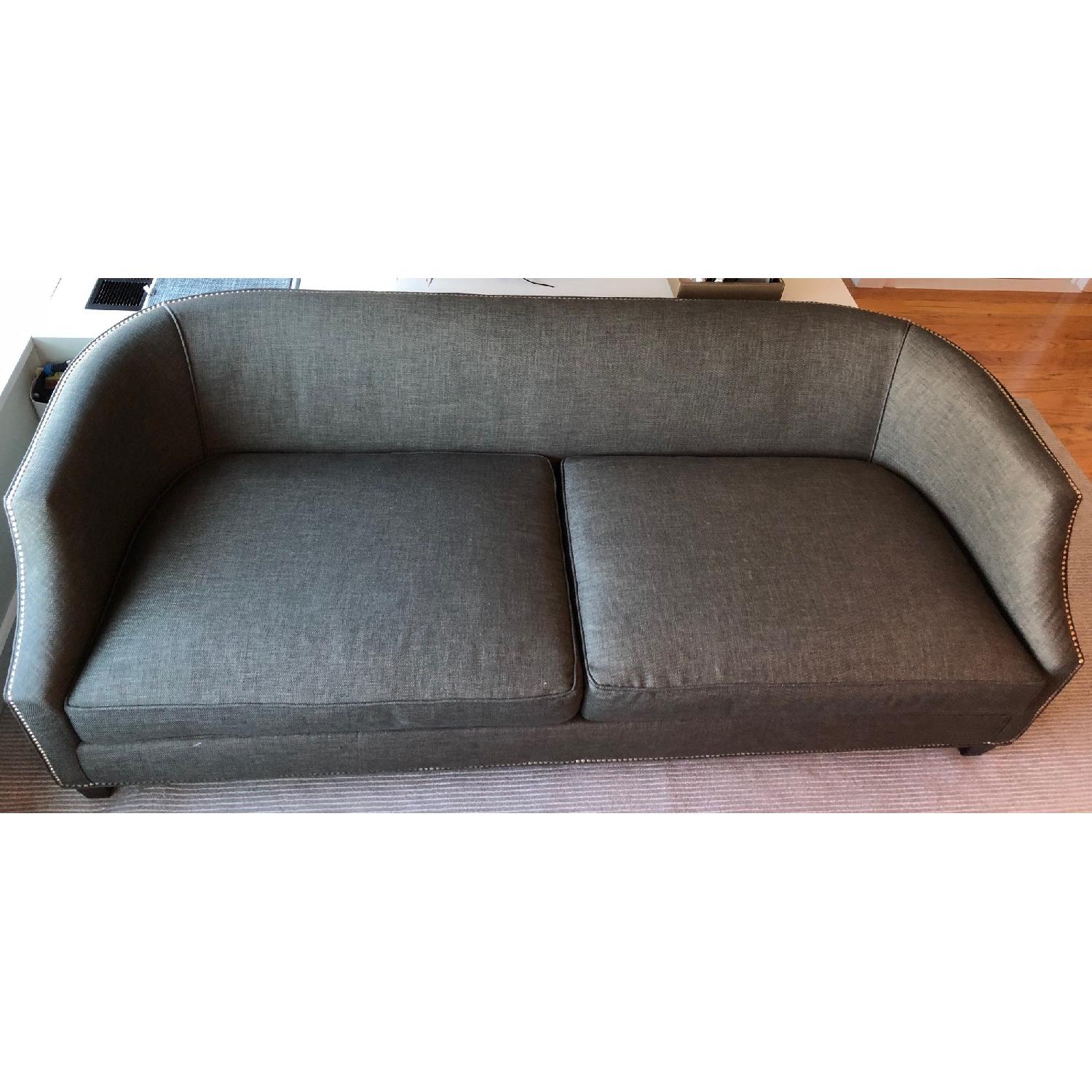 Louis J. Solomon Transitional Sofa w/ Loose Pillow Back - image-2