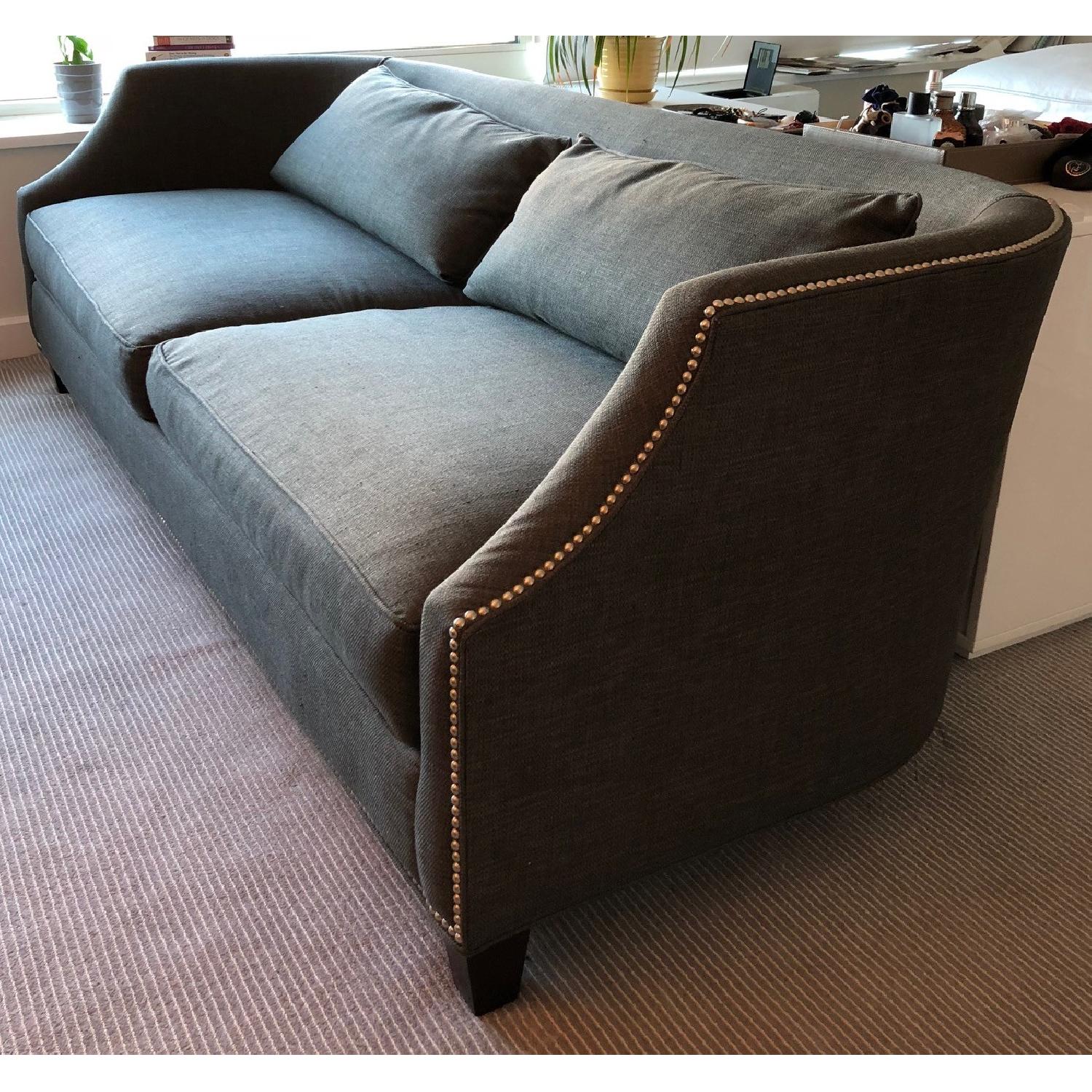 Louis J. Solomon Transitional Sofa w/ Loose Pillow Back - image-4