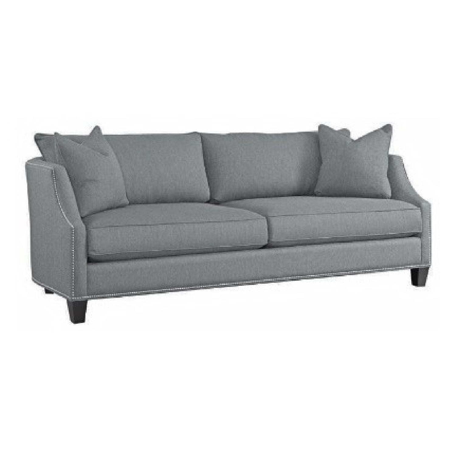 Louis J. Solomon Transitional Sofa w/ Loose Pillow Back - image-0