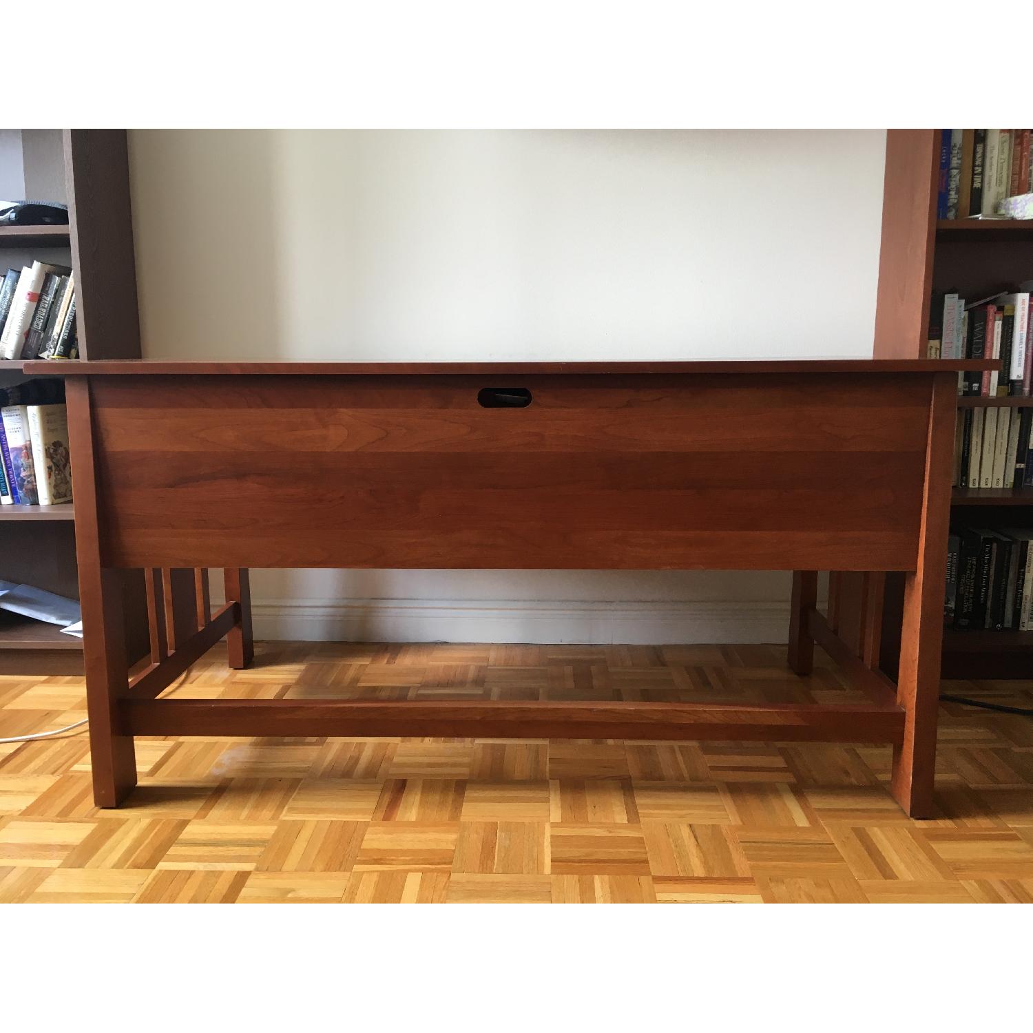 Ethan Allen Mission Style Cherry Desk - image-2