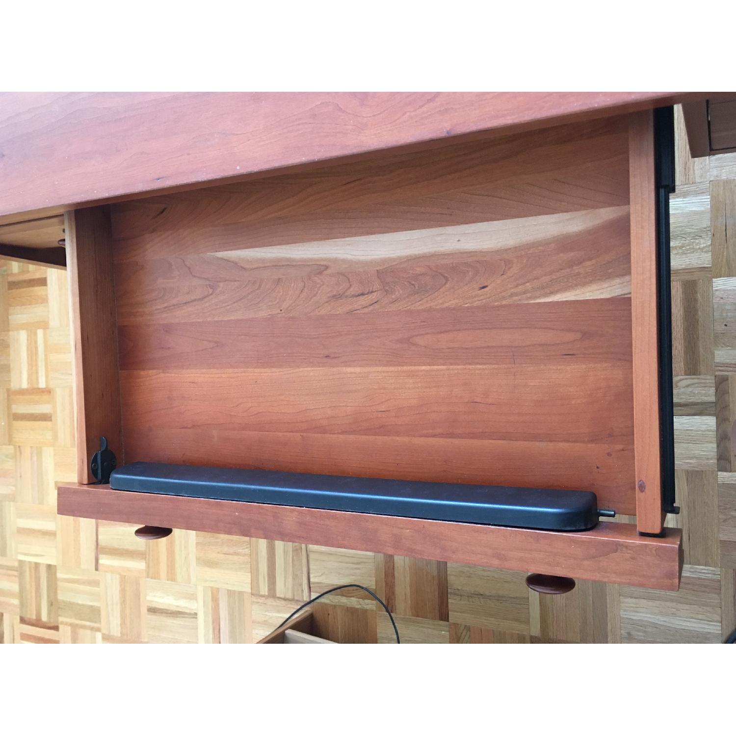 Ethan Allen Mission Style Cherry Desk - image-5