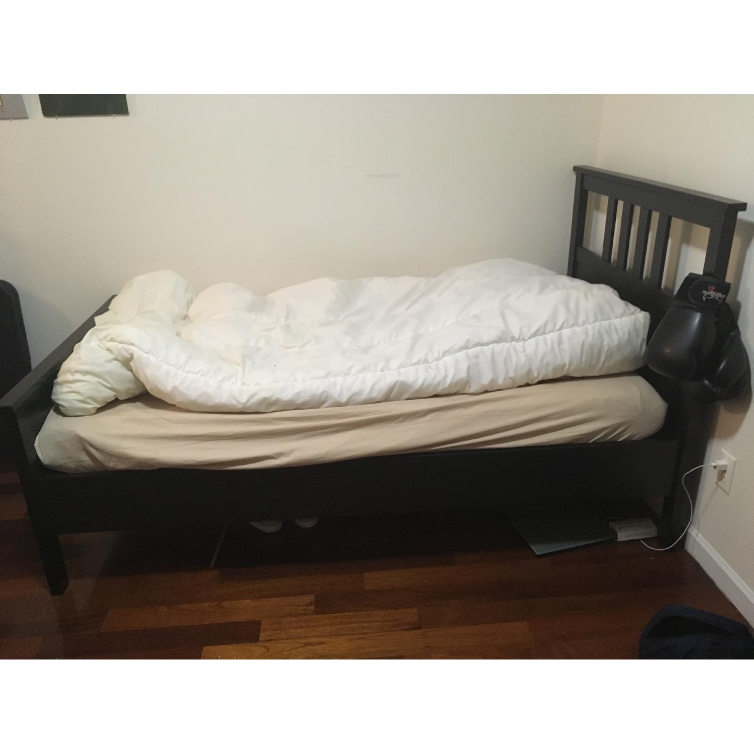 Ikea Twin Size Black Bed Frame - image-1