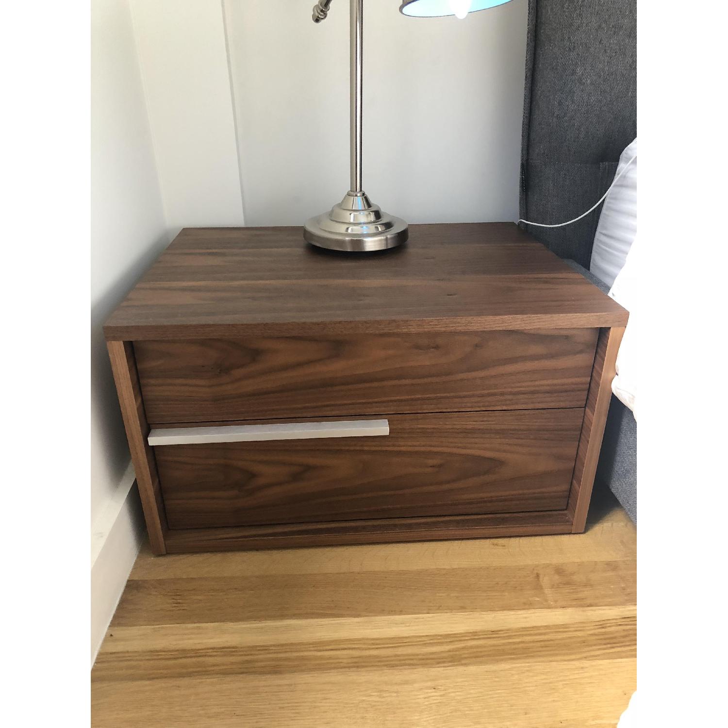 Modani Lea Walnut Nightstand - image-1