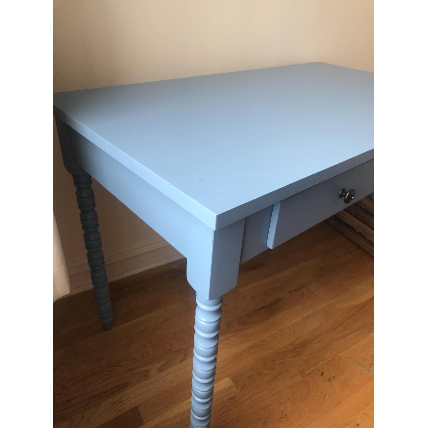 Beachcrest Home Sky Blue Writing Desk - image-3