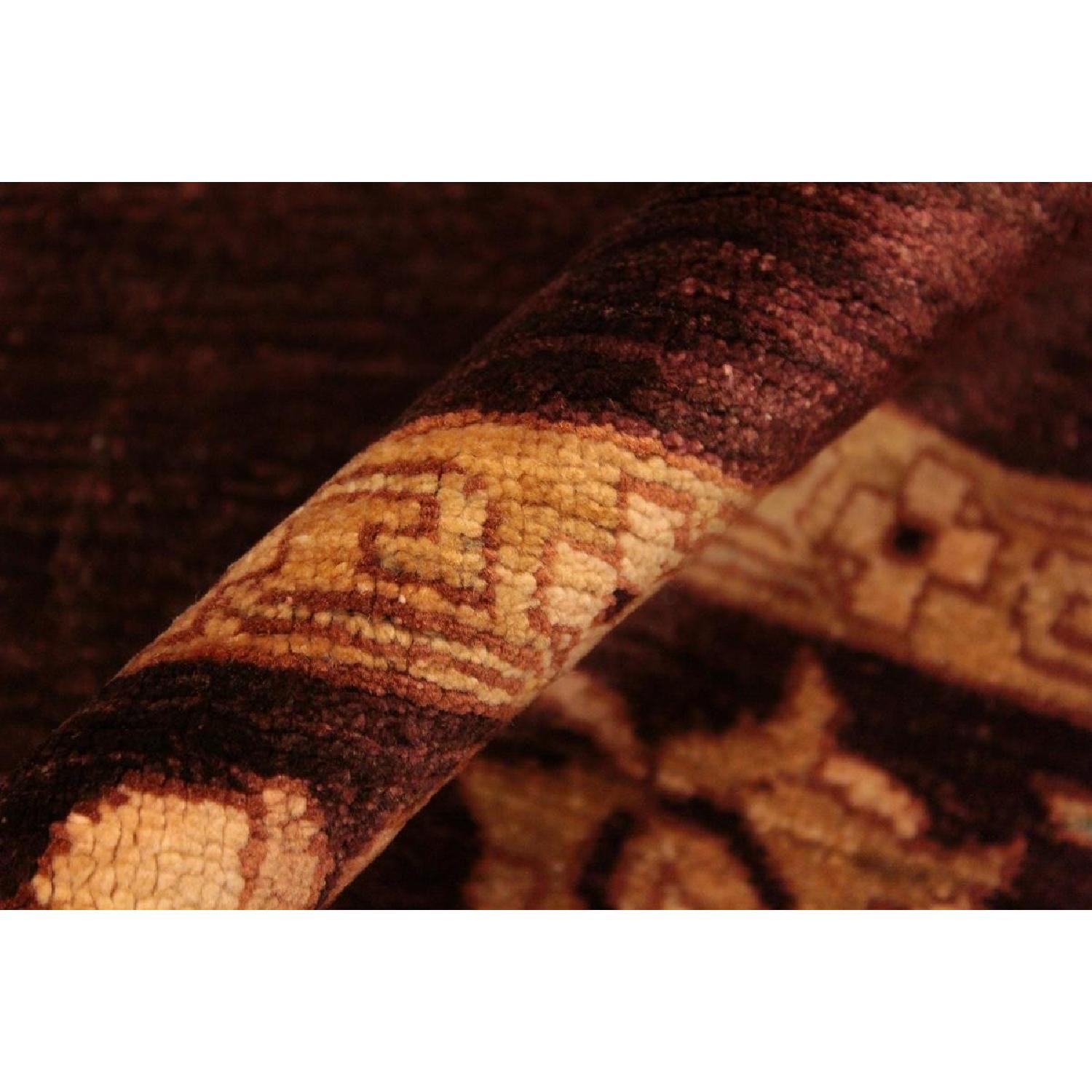 Arshs Fine Rugs Gabbeh Joe Brown/Red Wool Area Rug - image-2