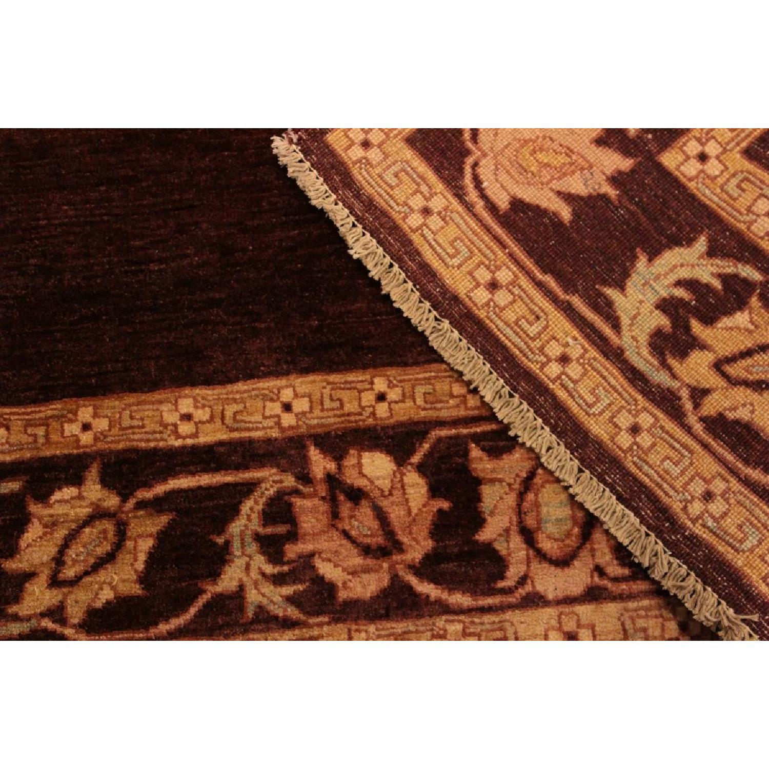 Arshs Fine Rugs Gabbeh Joe Brown/Red Wool Area Rug - image-4